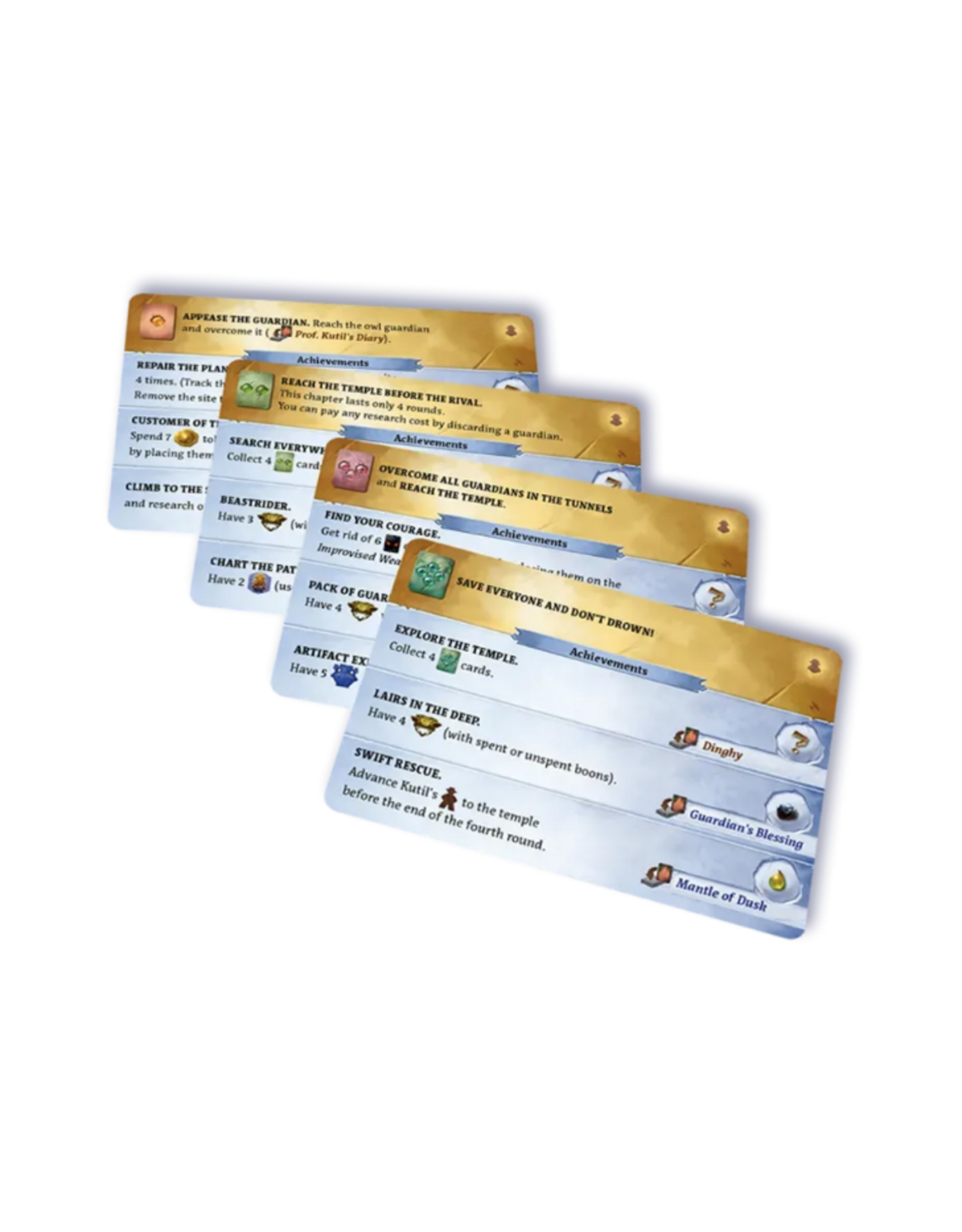 CGE Lost Ruins of Arnak: The Missing Expedition (2023) NIS Expansion With Mayday Premium Sleeves