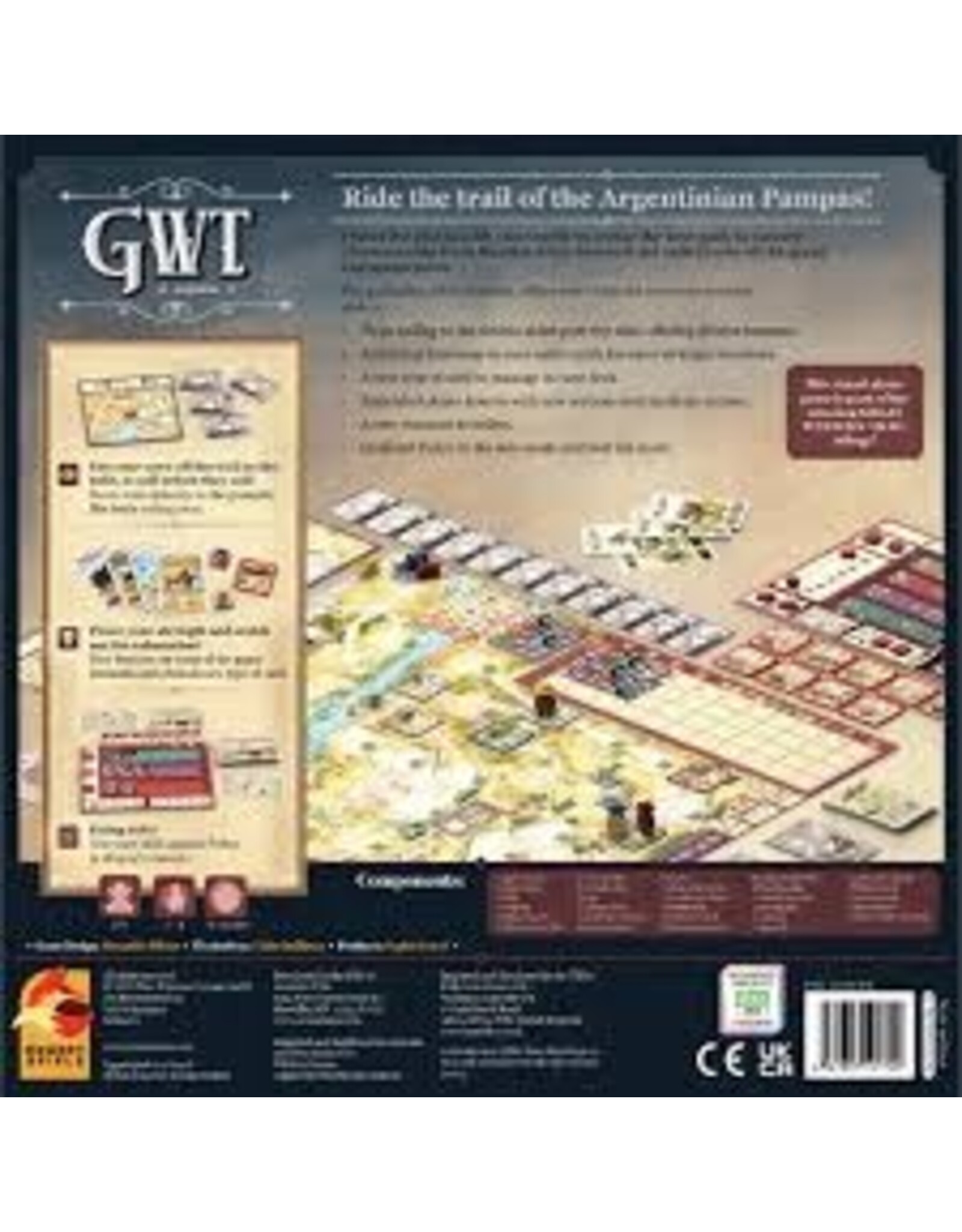 Eggertspiele Great Western Trail: Argentina (2022) NEW sleeved Board Game