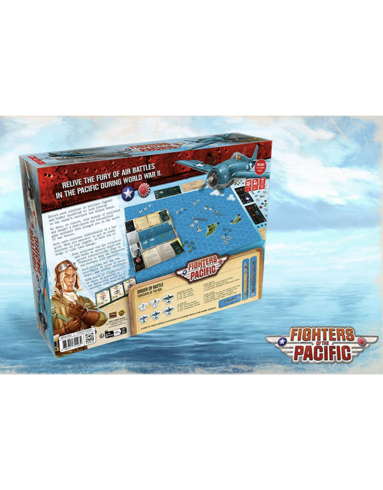 Don't Panic Games Fighters of the Pacific (2023) NIS Board Game