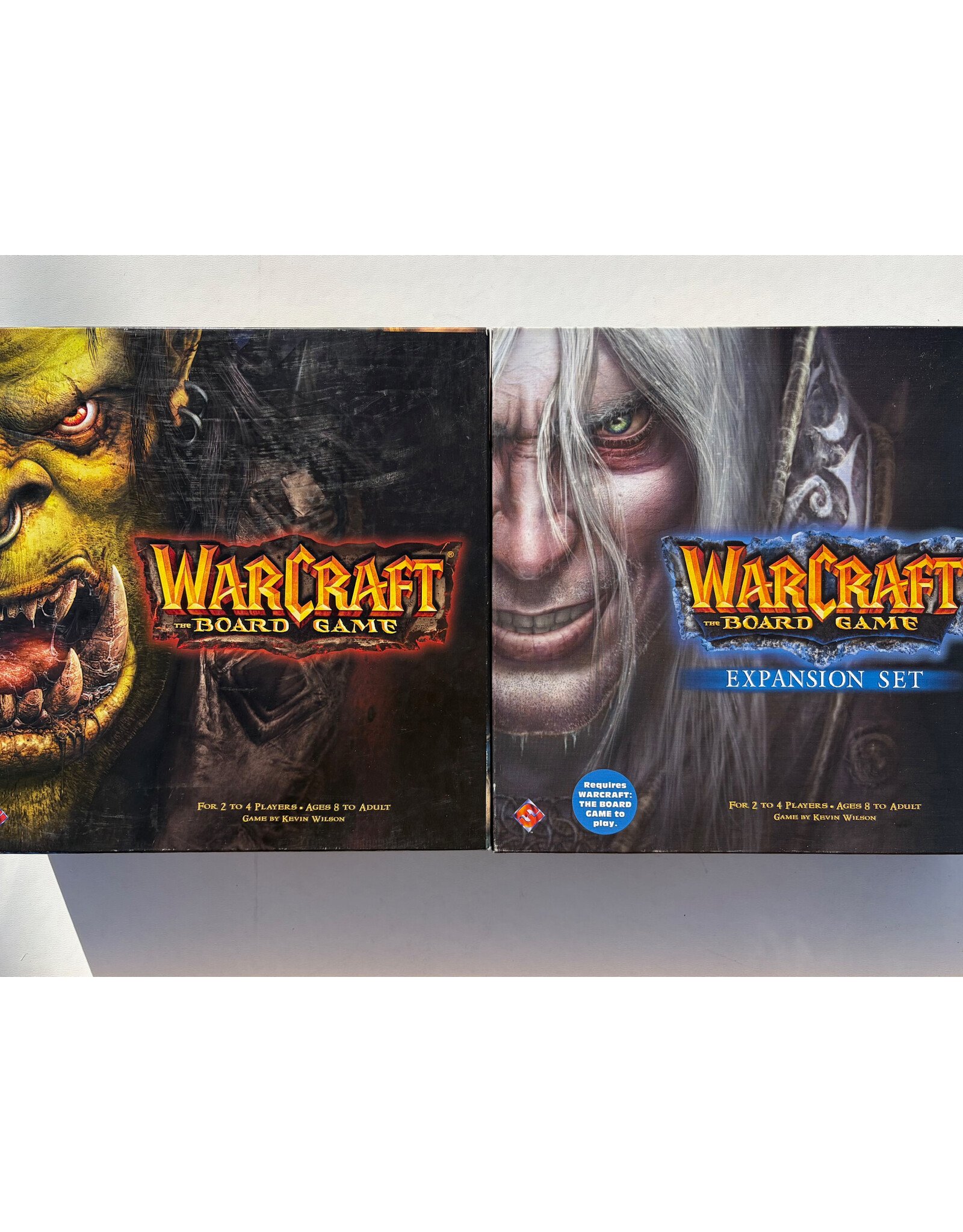 Fantasy Flight Games WarCraft: The Board Game (Used) +  Expansion Set (unpunched) (2004)