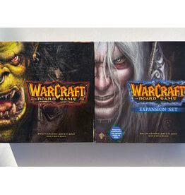 Fantasy Flight Games WarCraft: The Board Game (Used) +  Expansion Set (unpunched) (2004)