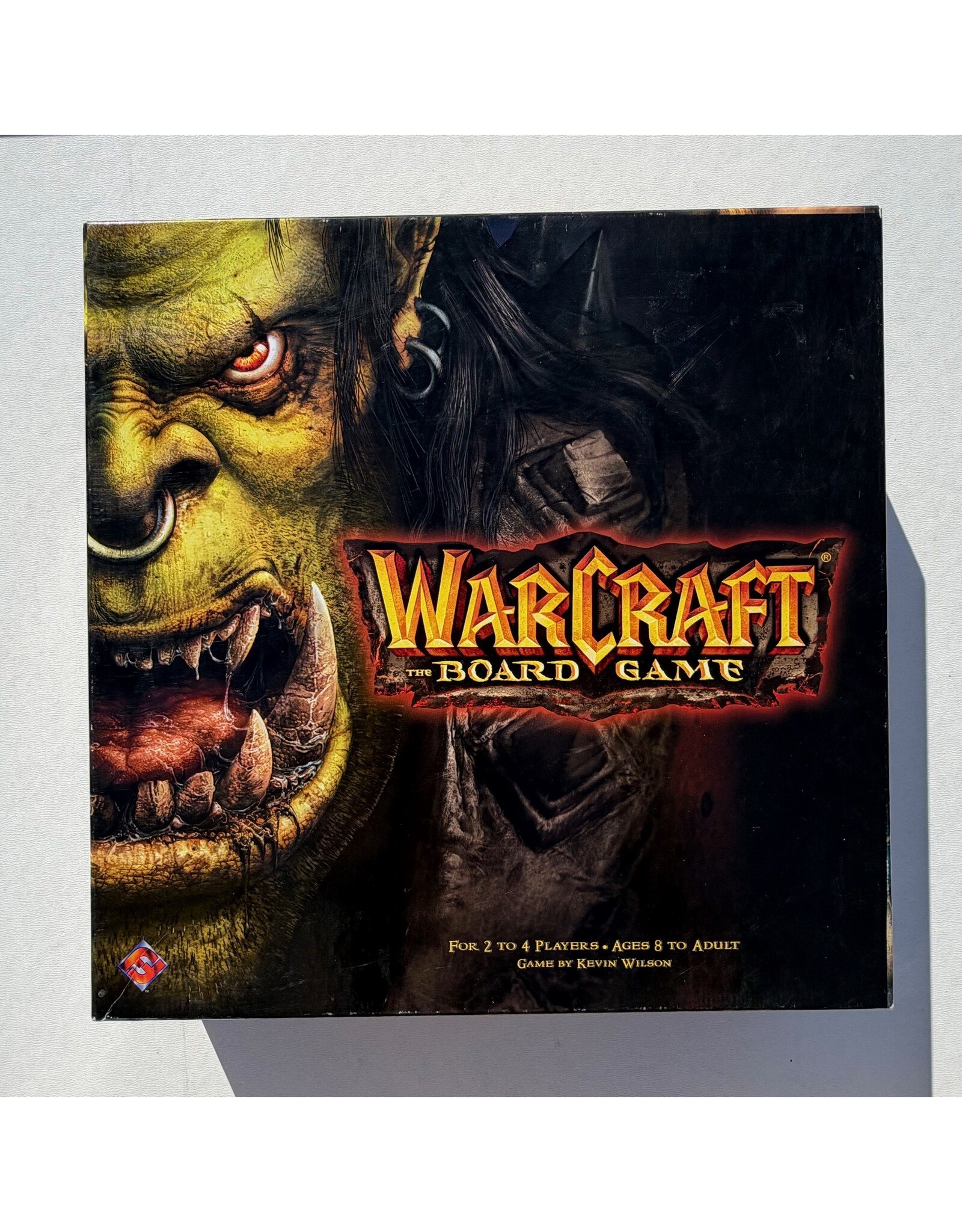 Fantasy Flight Games WarCraft: The Board Game (Used) +  Expansion Set (unpunched) (2004)