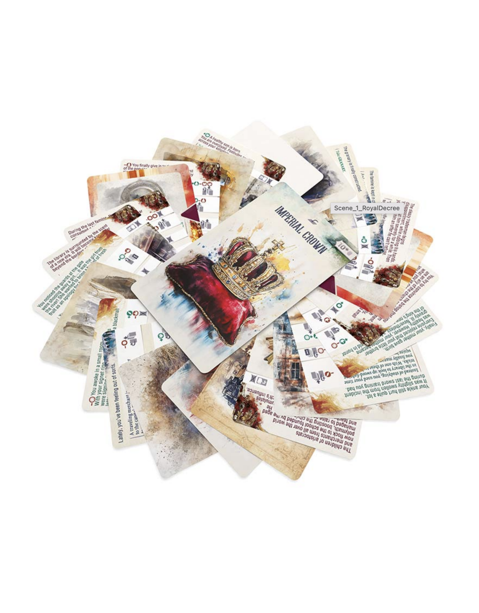 Red Cat Games FateFlip: By Royal Decree (2025) NIS Board Game