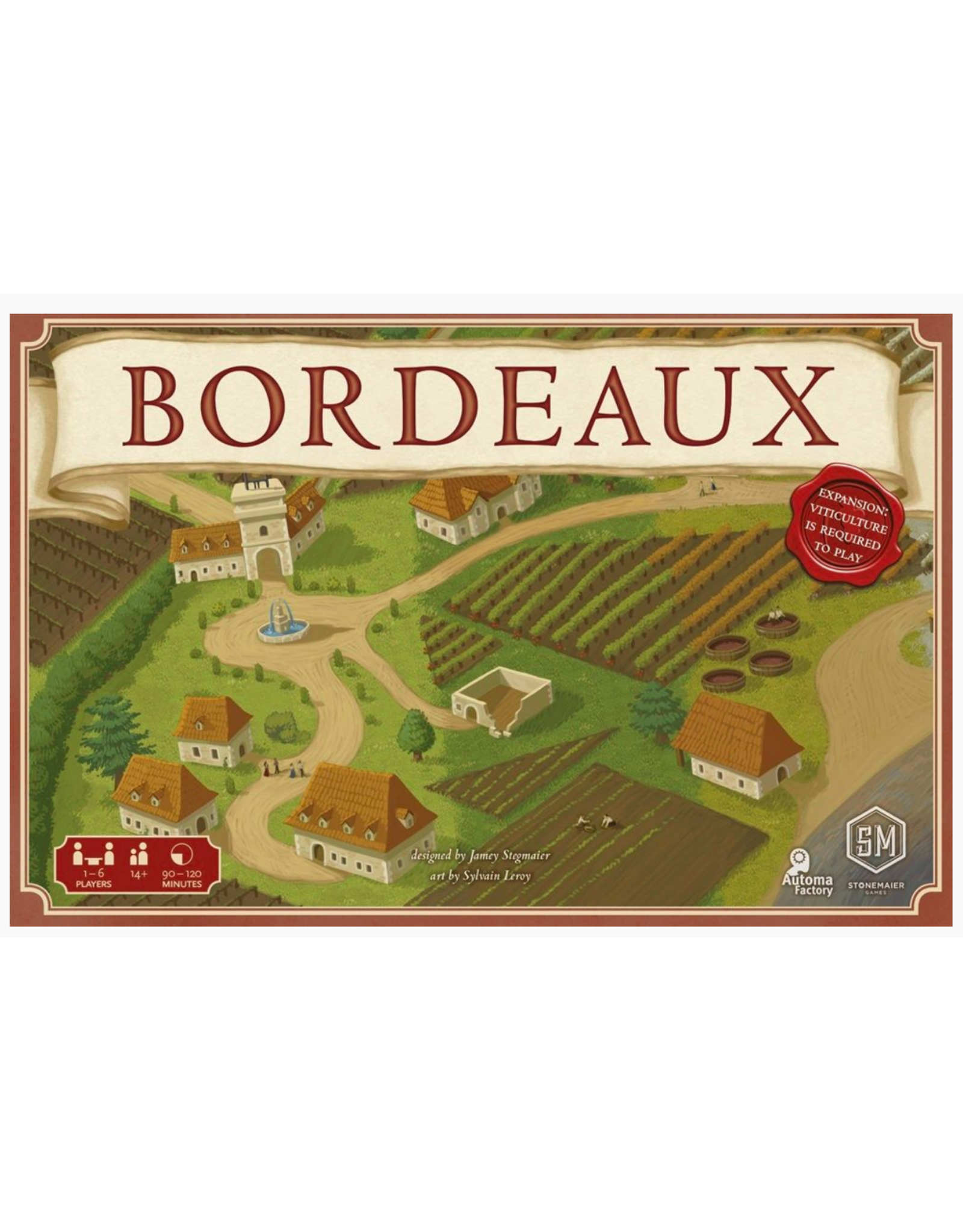 Stonemaier Viticulture: Bordeaux Expansion (2026) NIS Board Game with sleeves (Hidden)