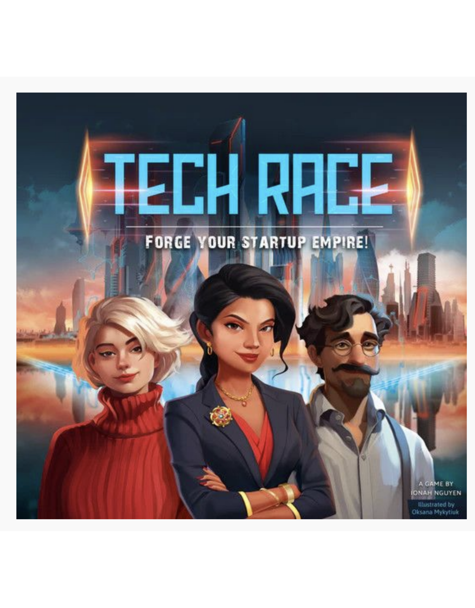 Brainy Hearty Tech Race (2025) New Sleeved Board Game