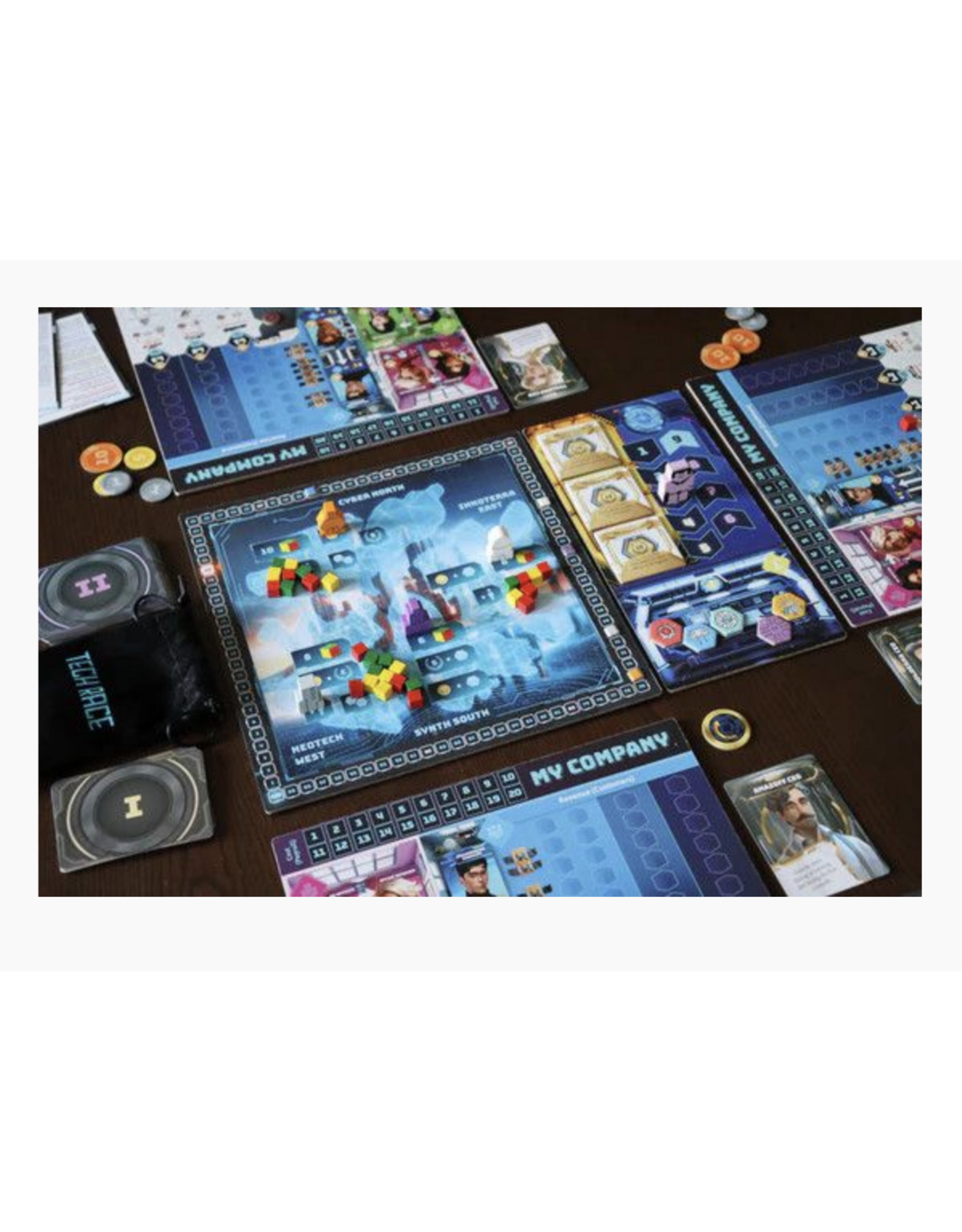 Brainy Hearty Tech Race (2025) New Sleeved Board Game