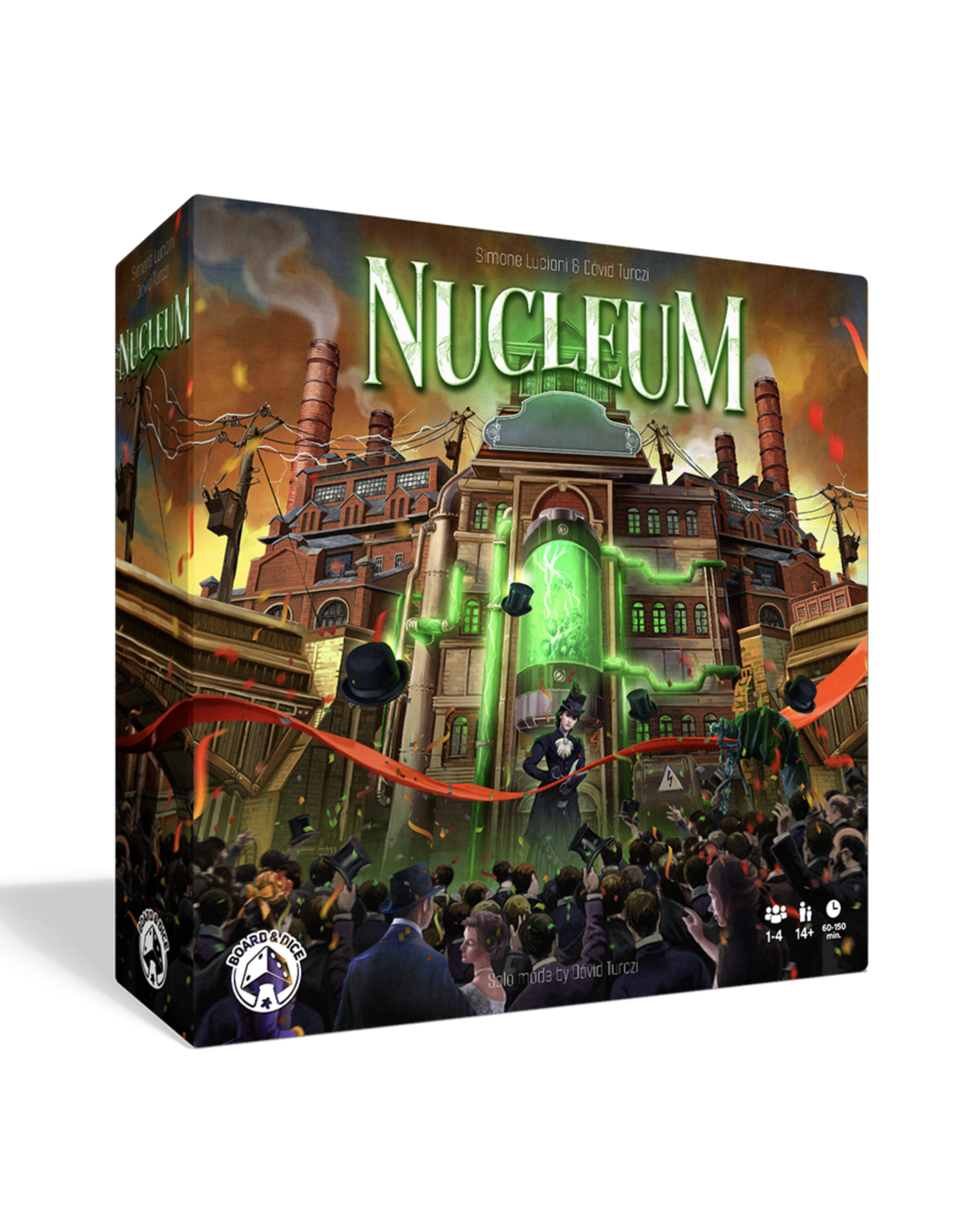 Board&Dice Nucleum Bundle (2023) NIS, Base Game, Patrons Set, Folded Space insert and MDG sleeves.