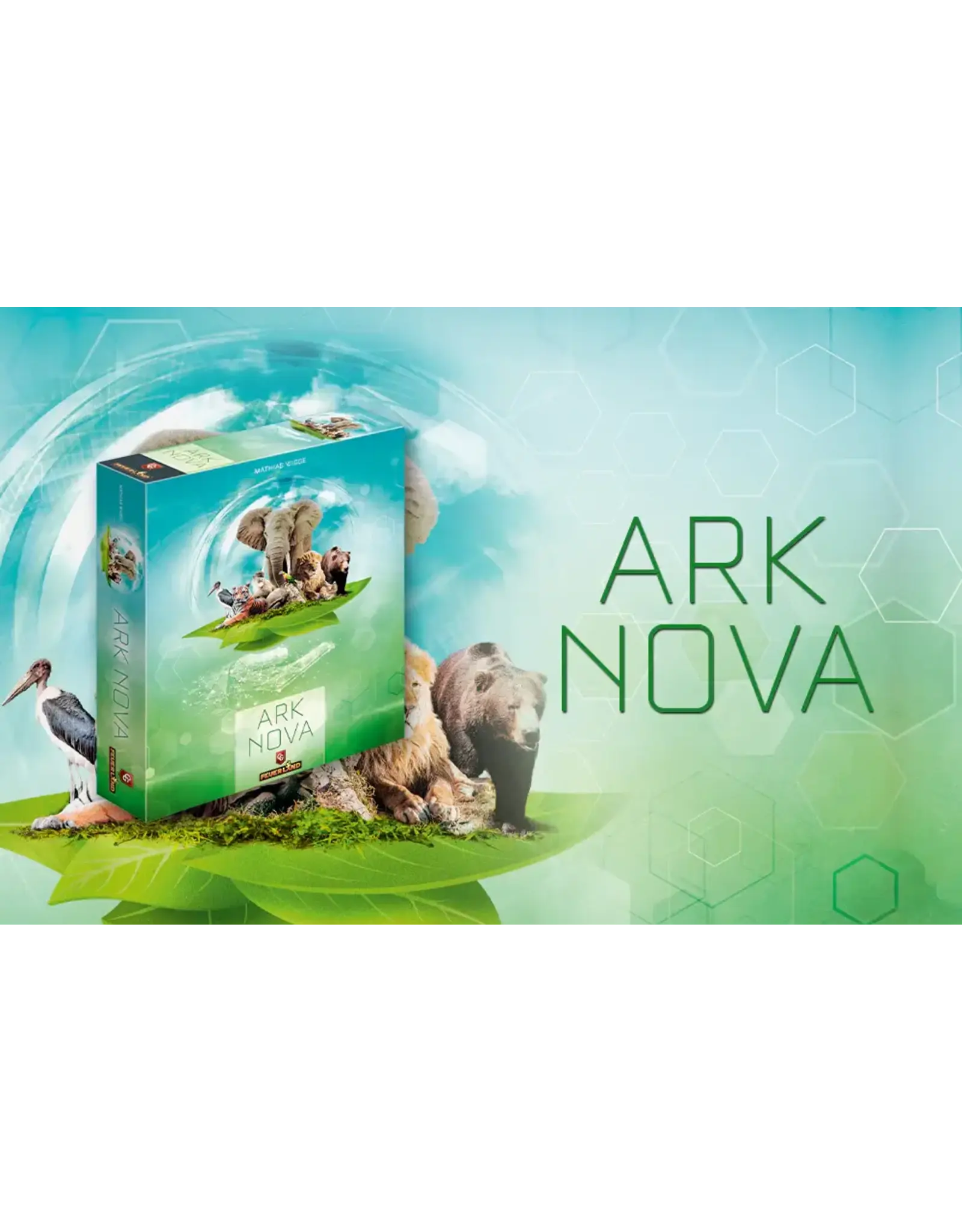 Fuerland Ark Nova (2021) Bundle, Base Game, Marine Worlds, 3x Player Boards and Sleeves