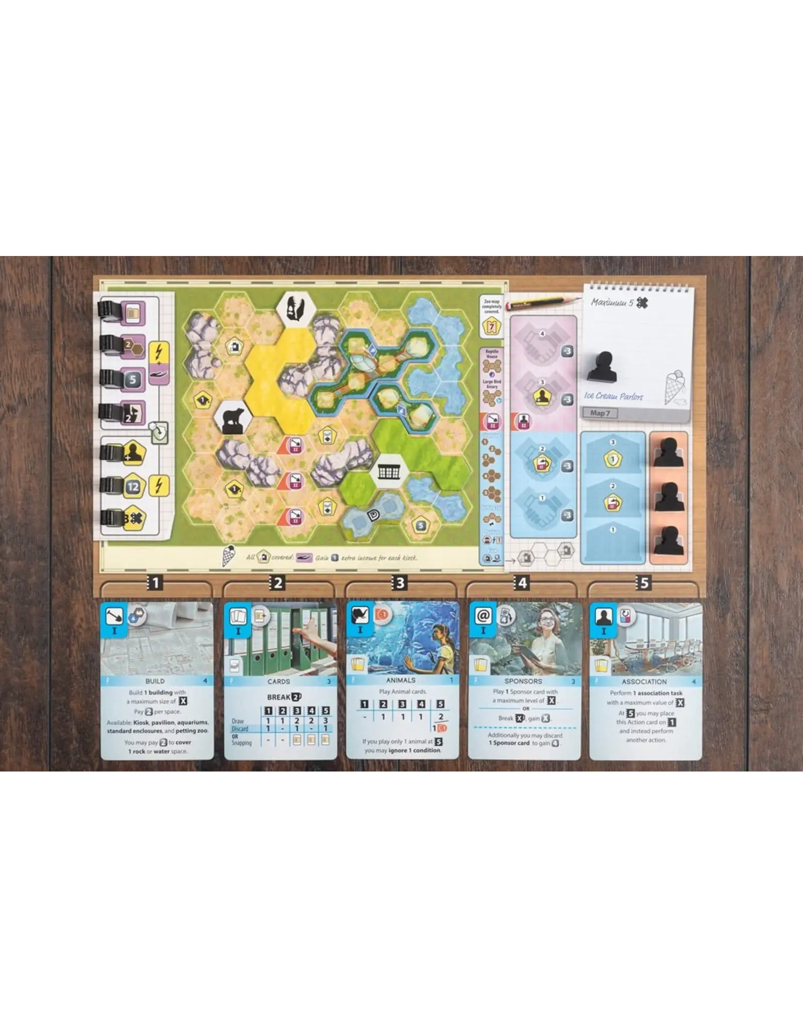 Fuerland Ark Nova (2021) Bundle, Base Game, Marine Worlds, 3x Player Boards and Sleeves