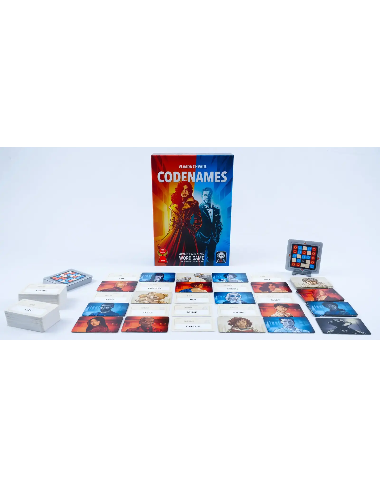 CGE Codenames ‐ English second edition (2025) New Sleeved Board Game