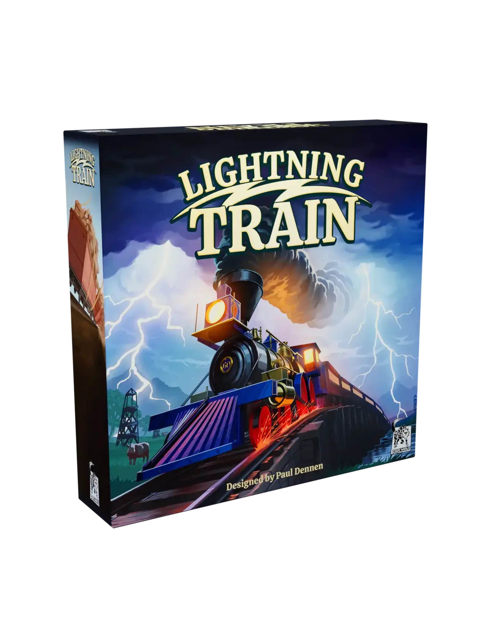 Dire Wolf Lightning Train (2025) NEW Sleeved Board Game