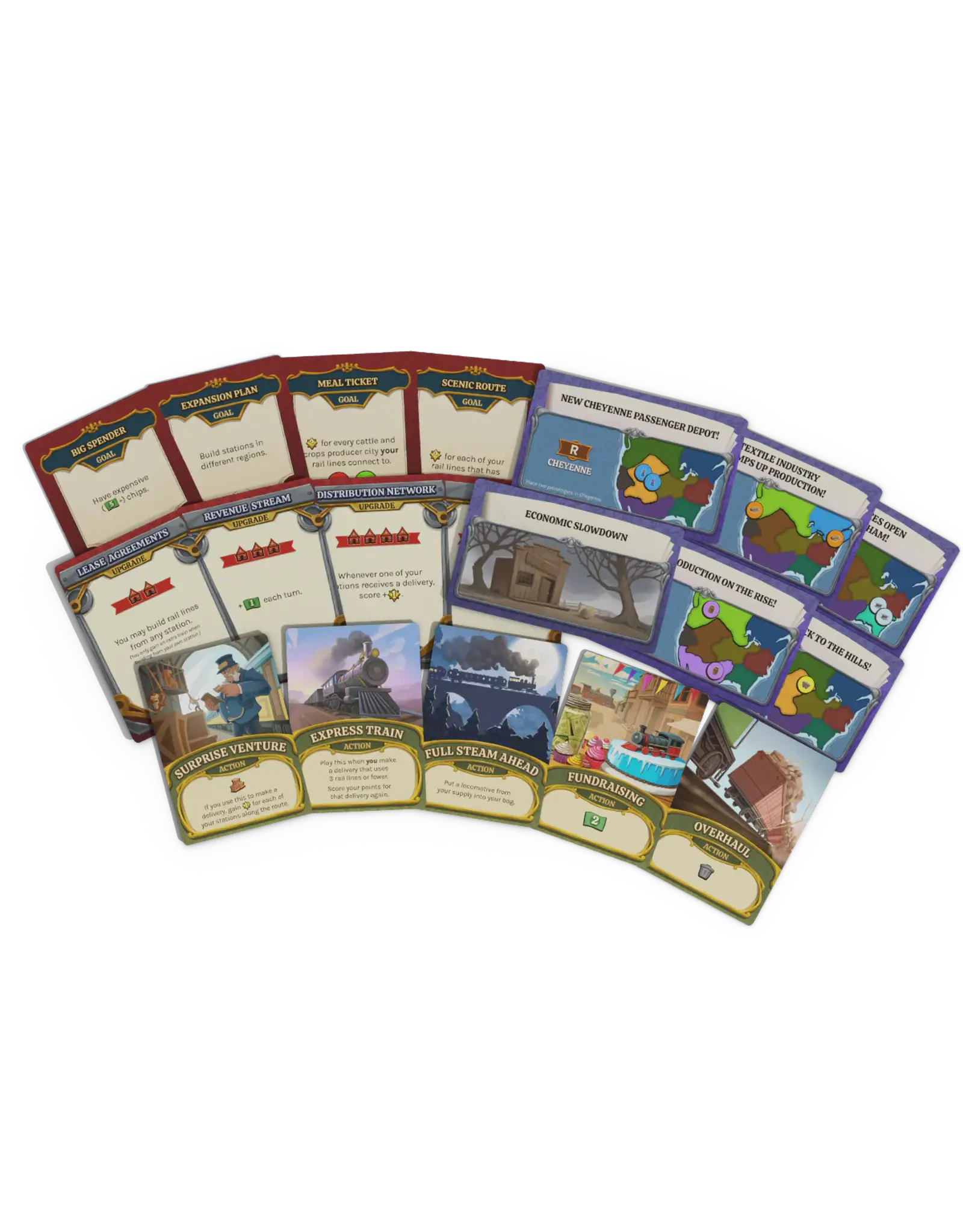 Dire Wolf Lightning Train (2025) NEW Sleeved Board Game