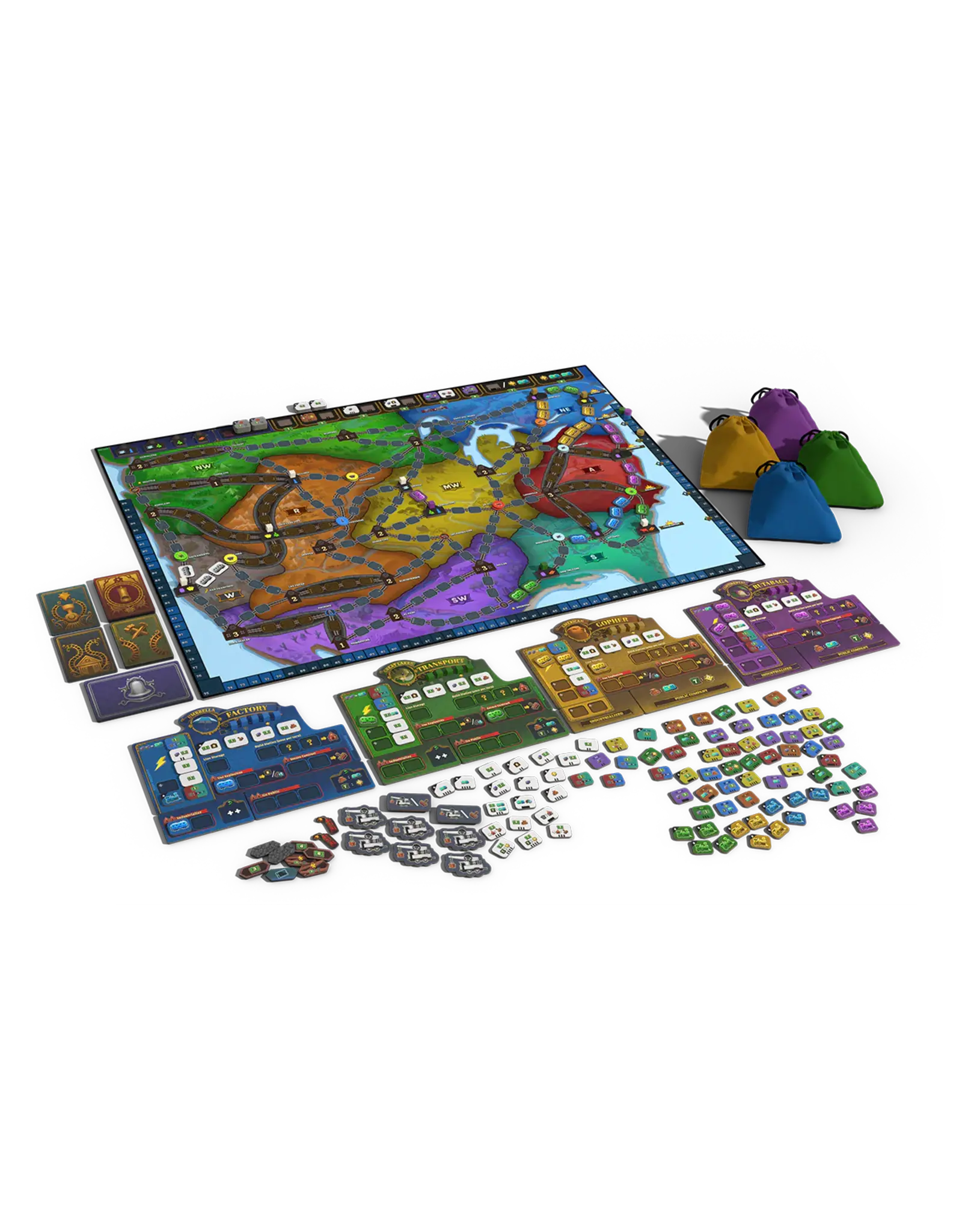 Dire Wolf Lightning Train (2025) NEW Sleeved Board Game