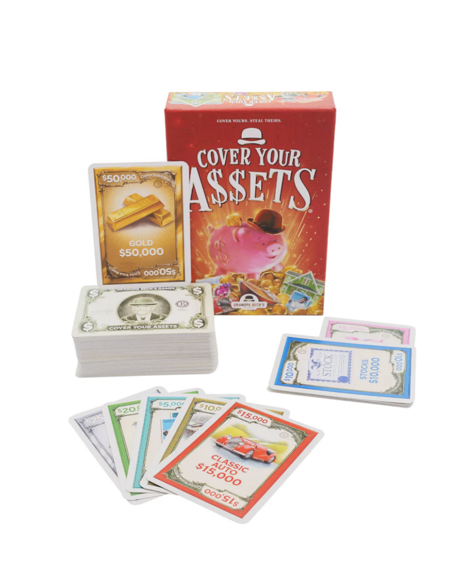Grandpa Beck's Games Cover Your Assets (2011) NEW Sleeved Card Game