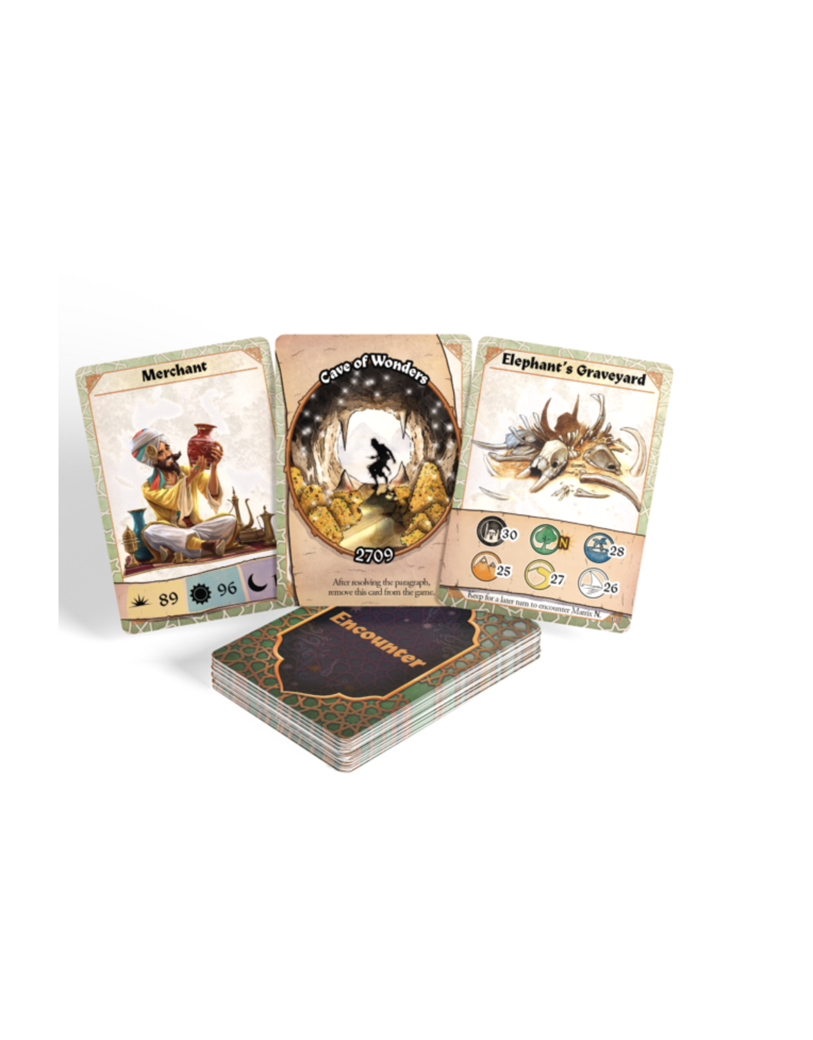 Play to Z Tales of the Arabian Nights: 40th Anniversary (2026) NIS Board Game  Bundle with Sleeves