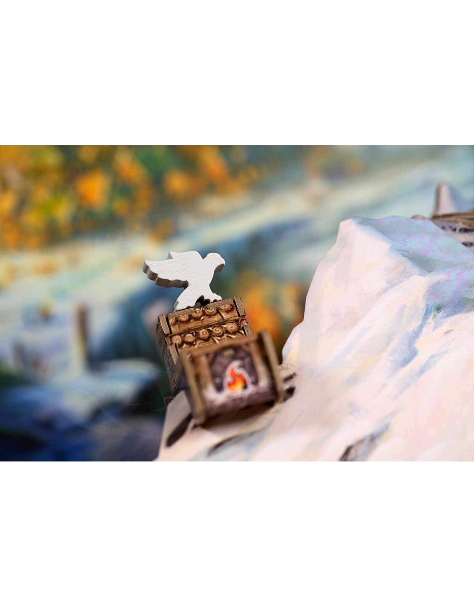 Starling Games Everdell Silverfrost Collectors Edition (2025) Bundle With Wooden Mountain and Sleeves