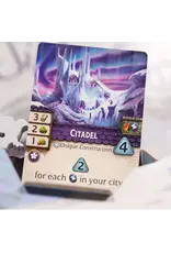 Starling Games Everdell Silverfrost Essentials Edition (2025) Bundle With Wooden Mountain and Sleeves