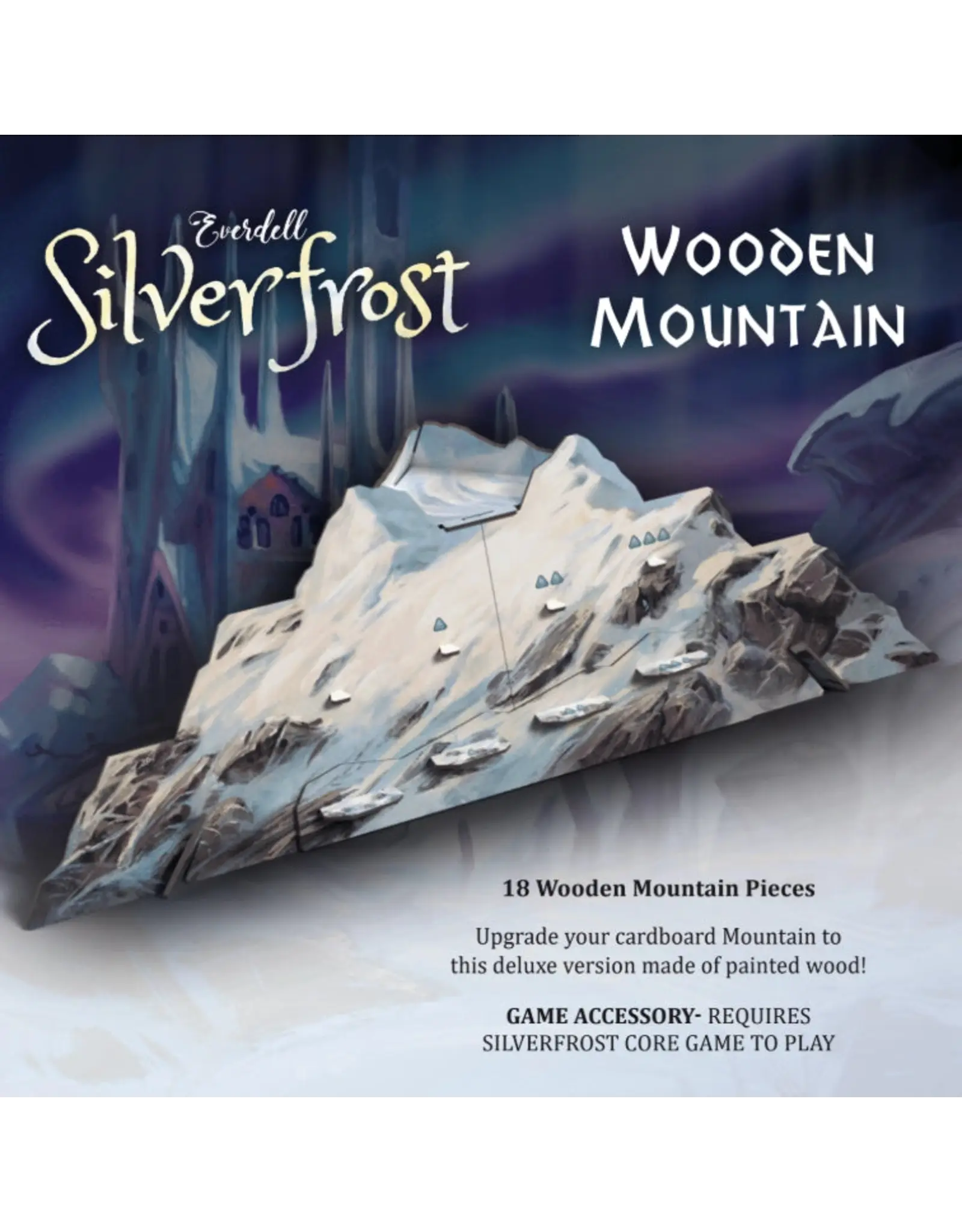 Starling Games Everdell Silverfrost Essentials Edition (2025) Bundle With Wooden Mountain and Sleeves