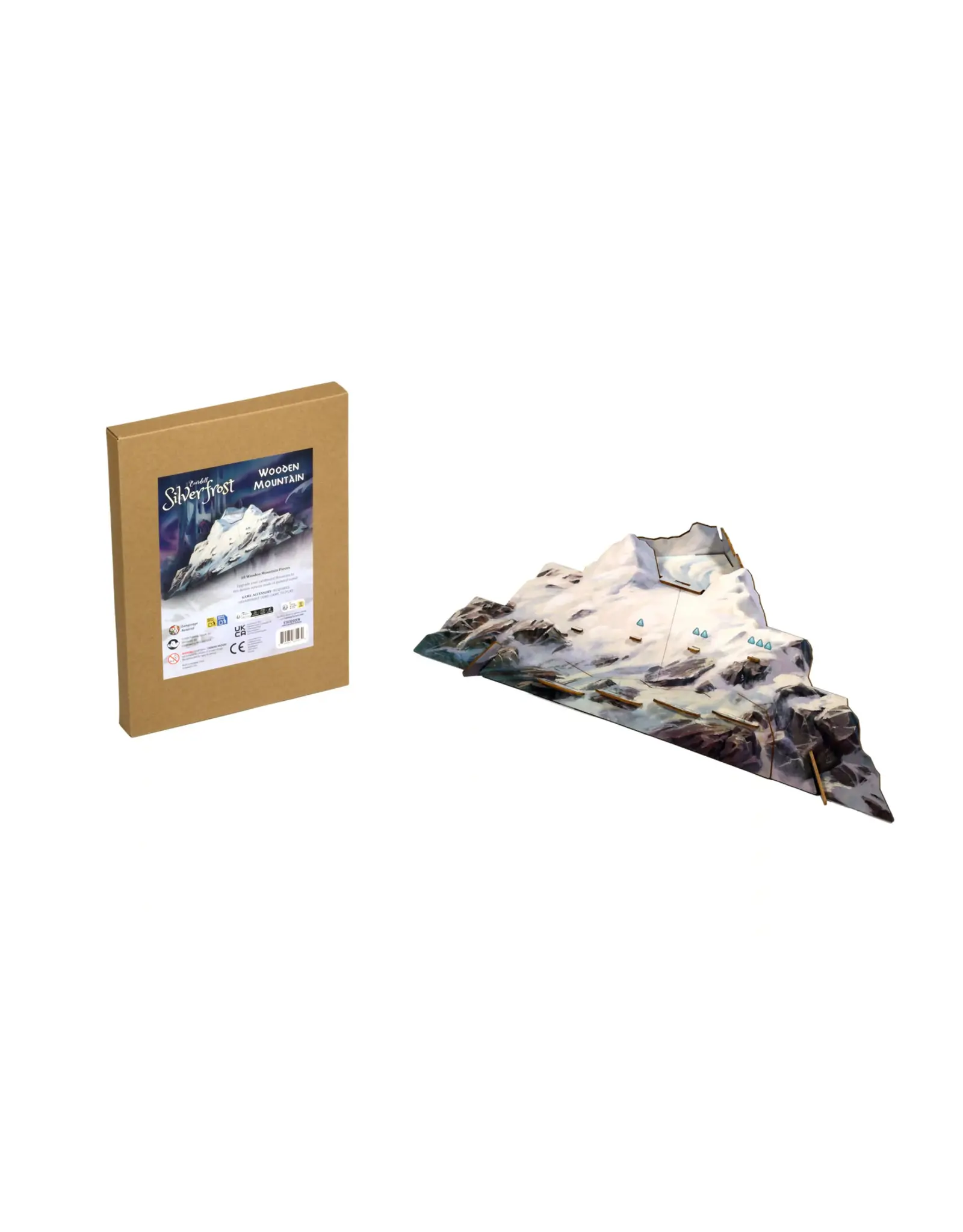 Starling Games Everdell Silverfrost Essentials Edition (2025) Bundle With Wooden Mountain and Sleeves