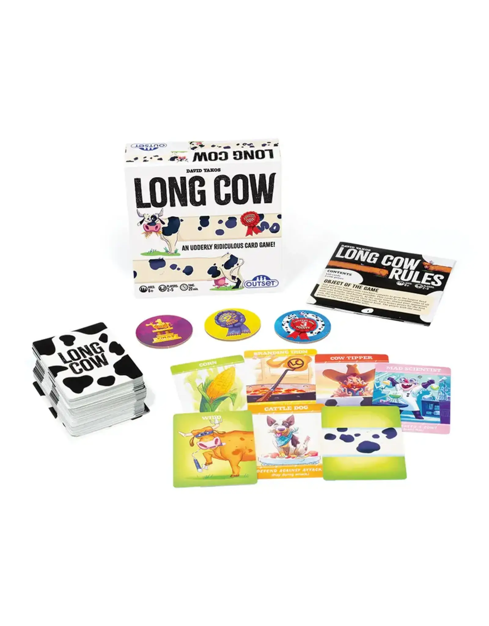 Outset Media Long Cow (2018) NEW Sleeved Game