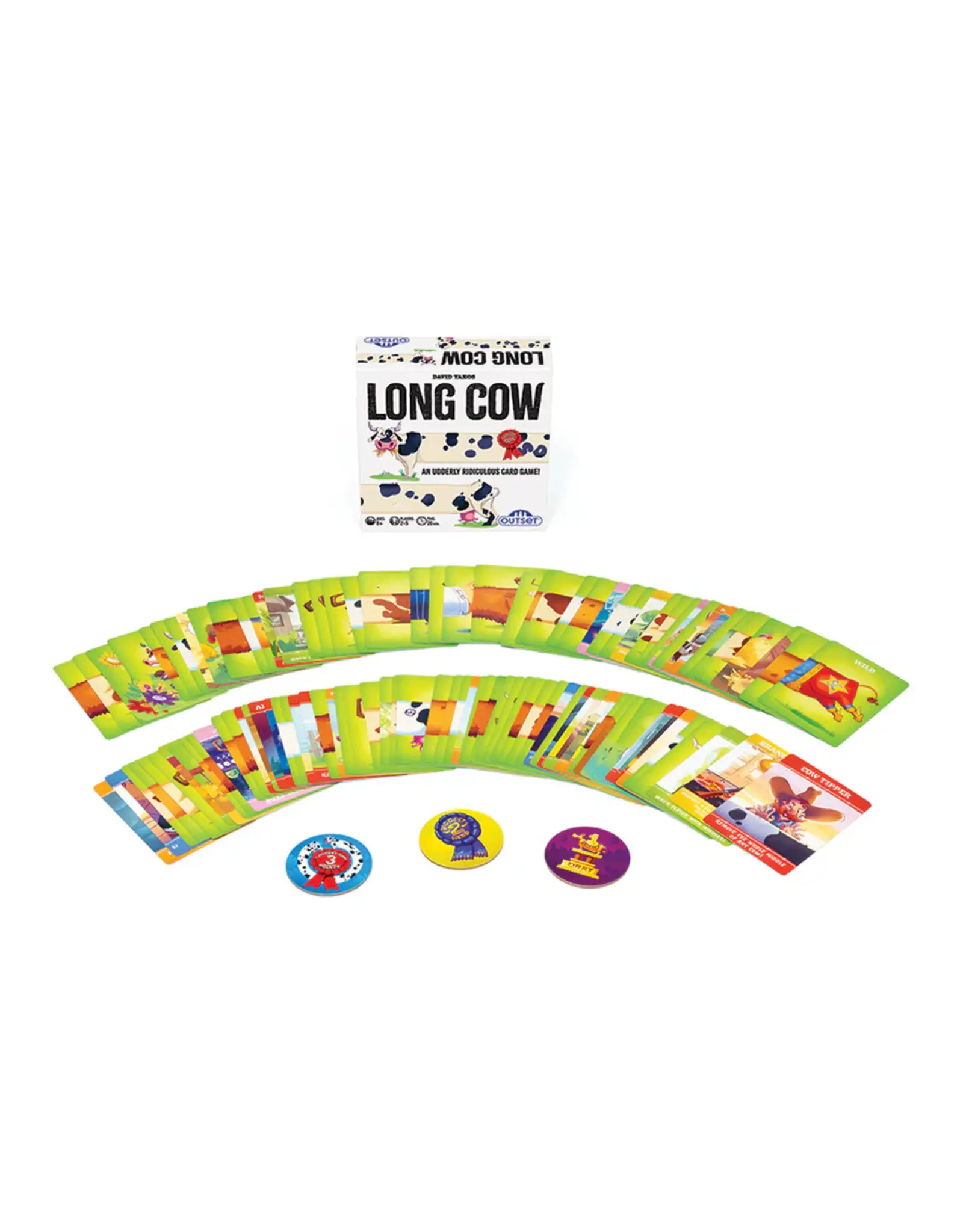 Outset Media Long Cow (2018) NEW Sleeved Game