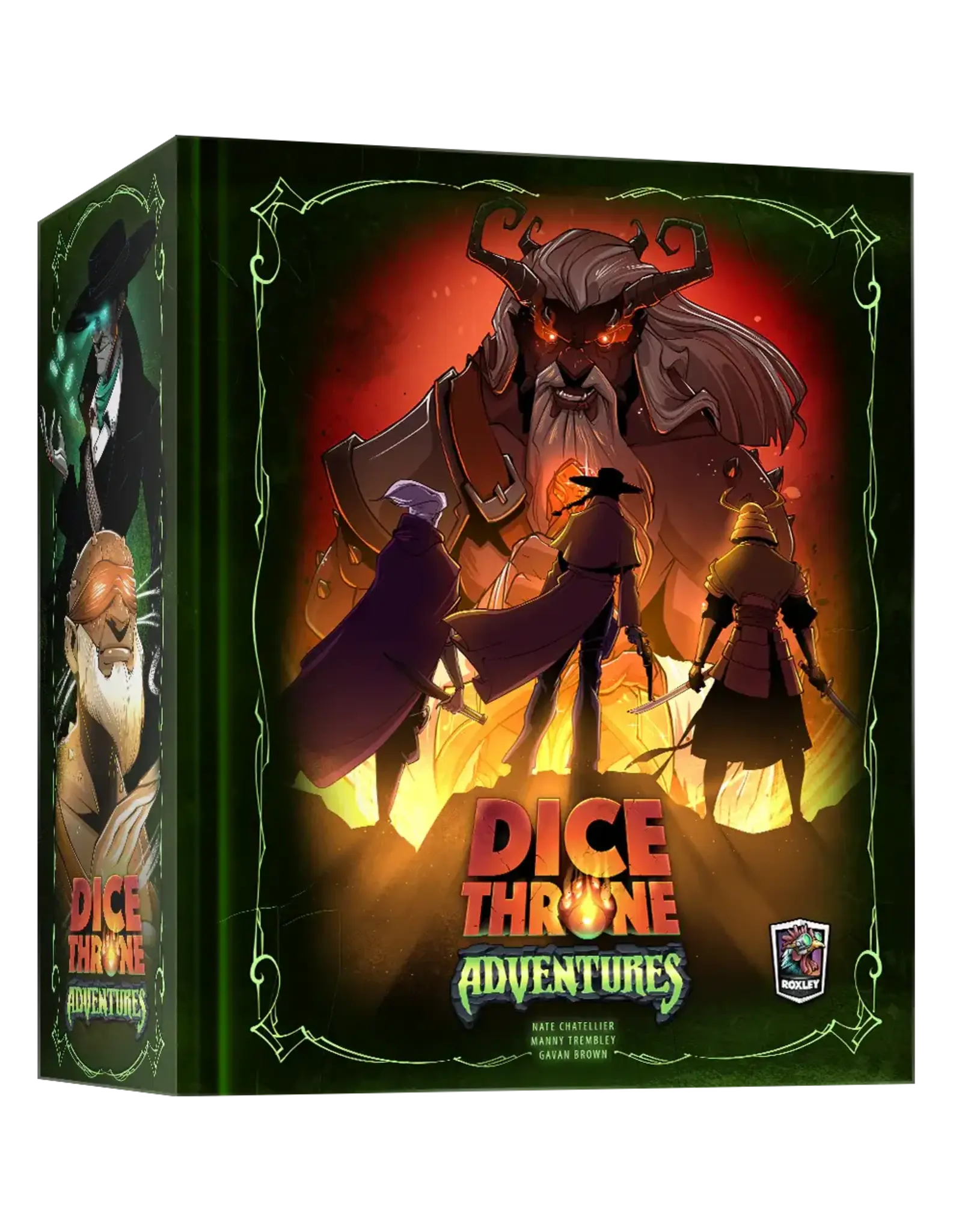 Roxley Dice Throne: Adventures Bundle (2020) Base Game, Unchained and MDG Sleeves