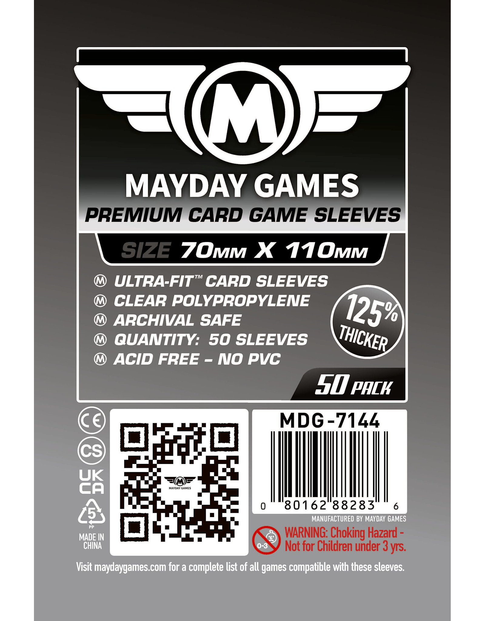 Mayday Games "Lost Cities" Compatible Card Sleeves - Magnum Ultra-Fit (70x110mm) Premium 50 pack (MDG-7144)