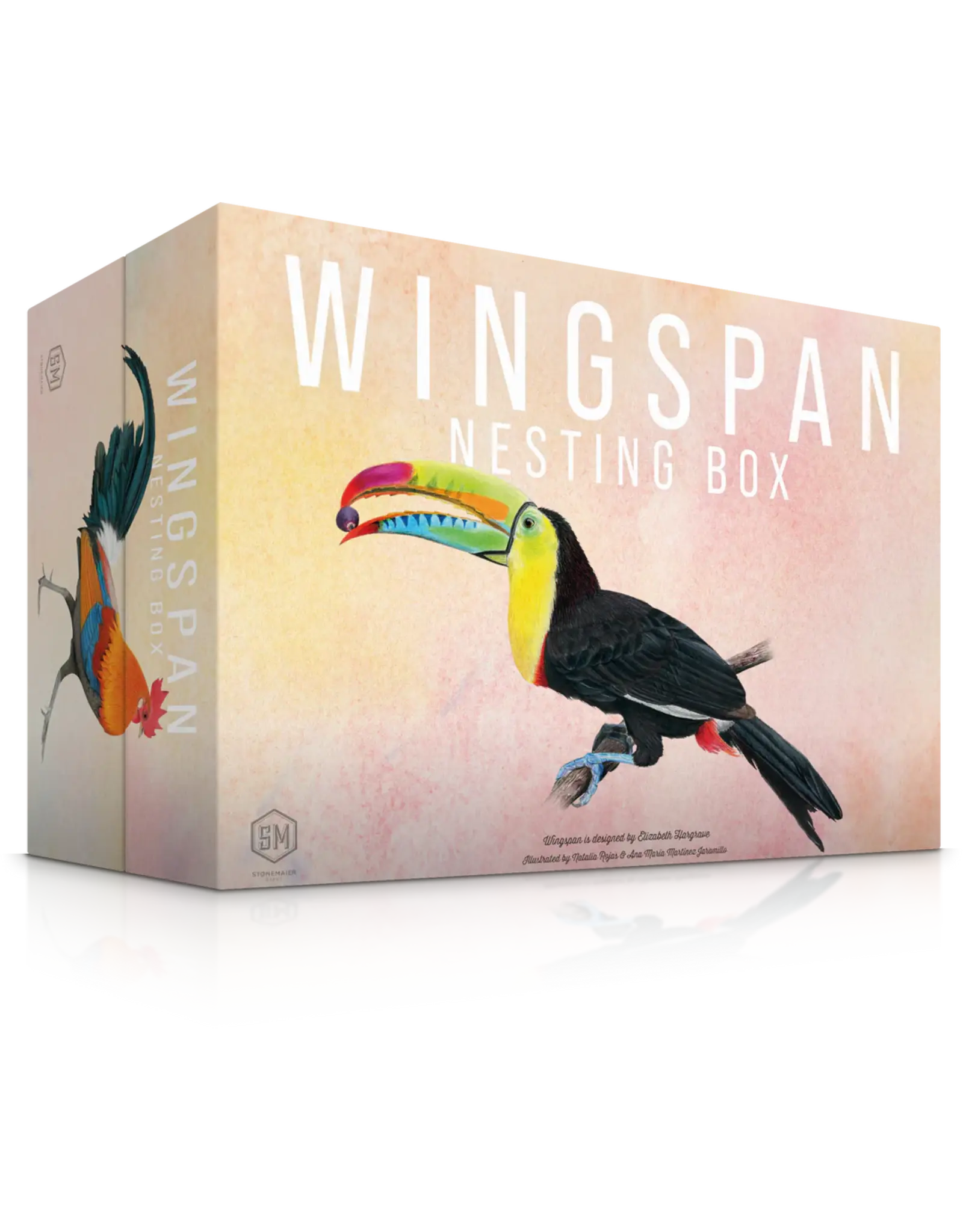 Stonemaier Wingspan (2019)  Bundle Asia, European, Oceania expansions, Fan Designed Card Packs Set 1, 1 WIngspan Playmat, Folded Space Insert, Sleeves
