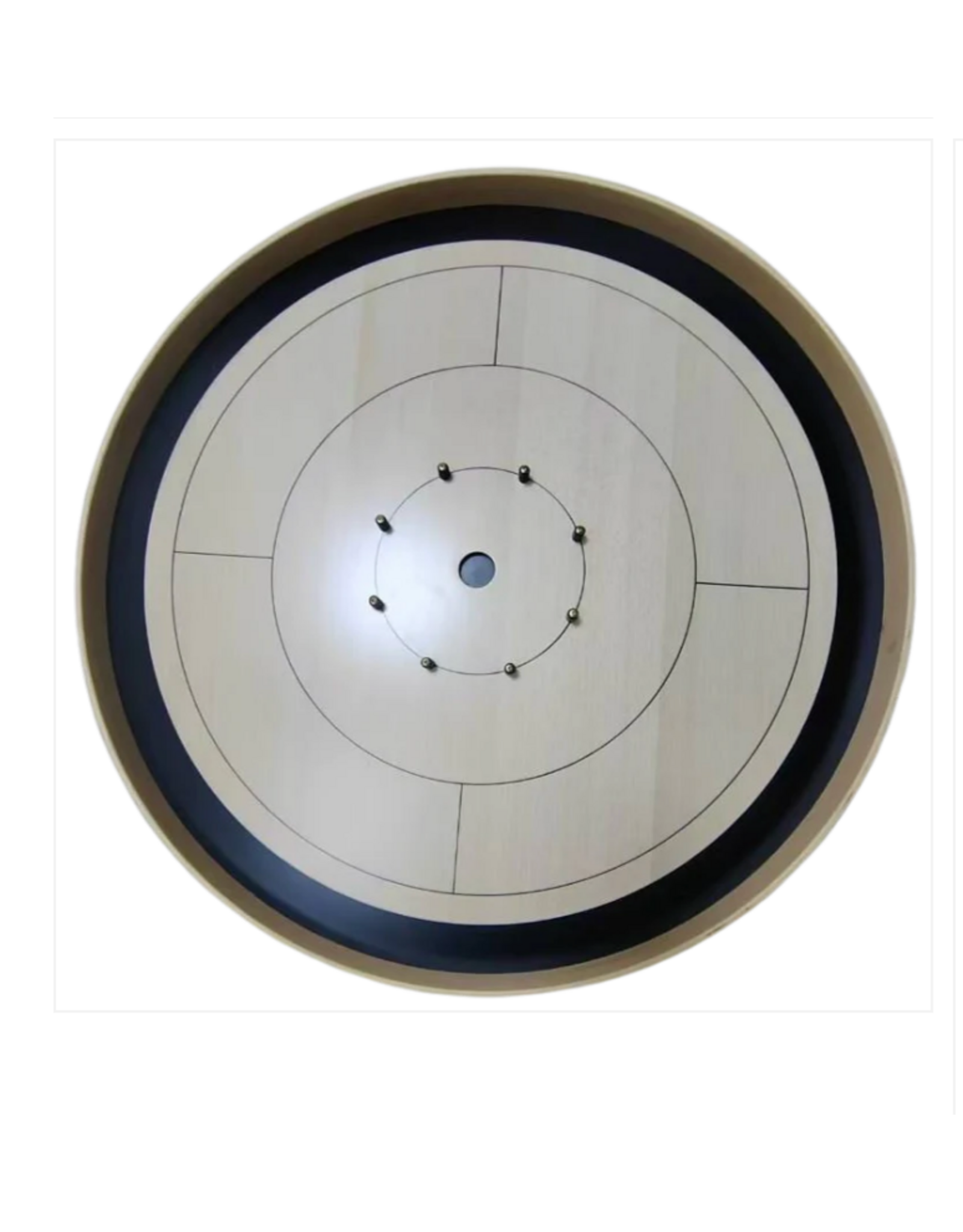 Mayday Games Beech ELITE Edition Crokinole Board Black Ditch