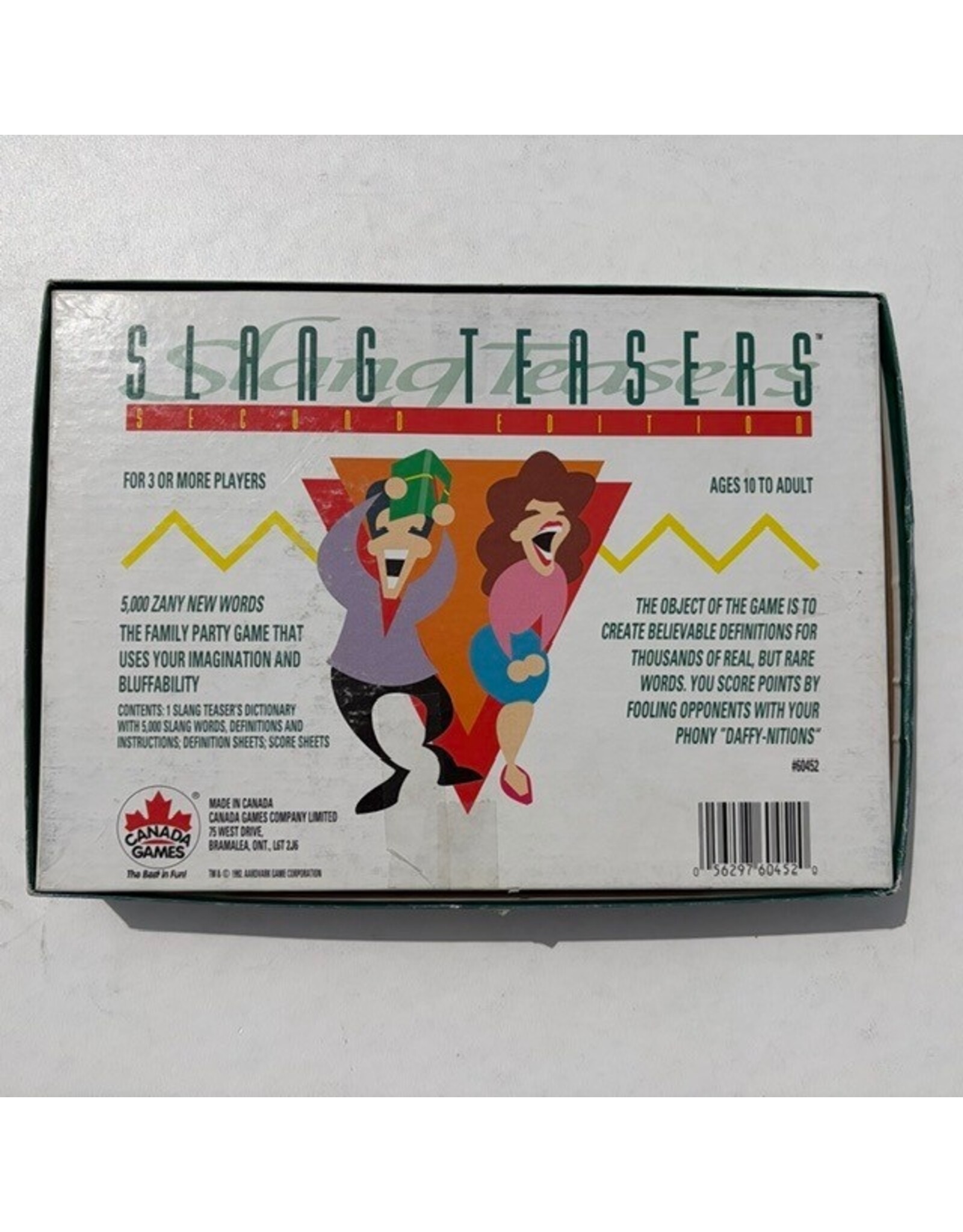 Ben Sanders Co. Slang Teasers (1992) Used 2nd edition Board Game