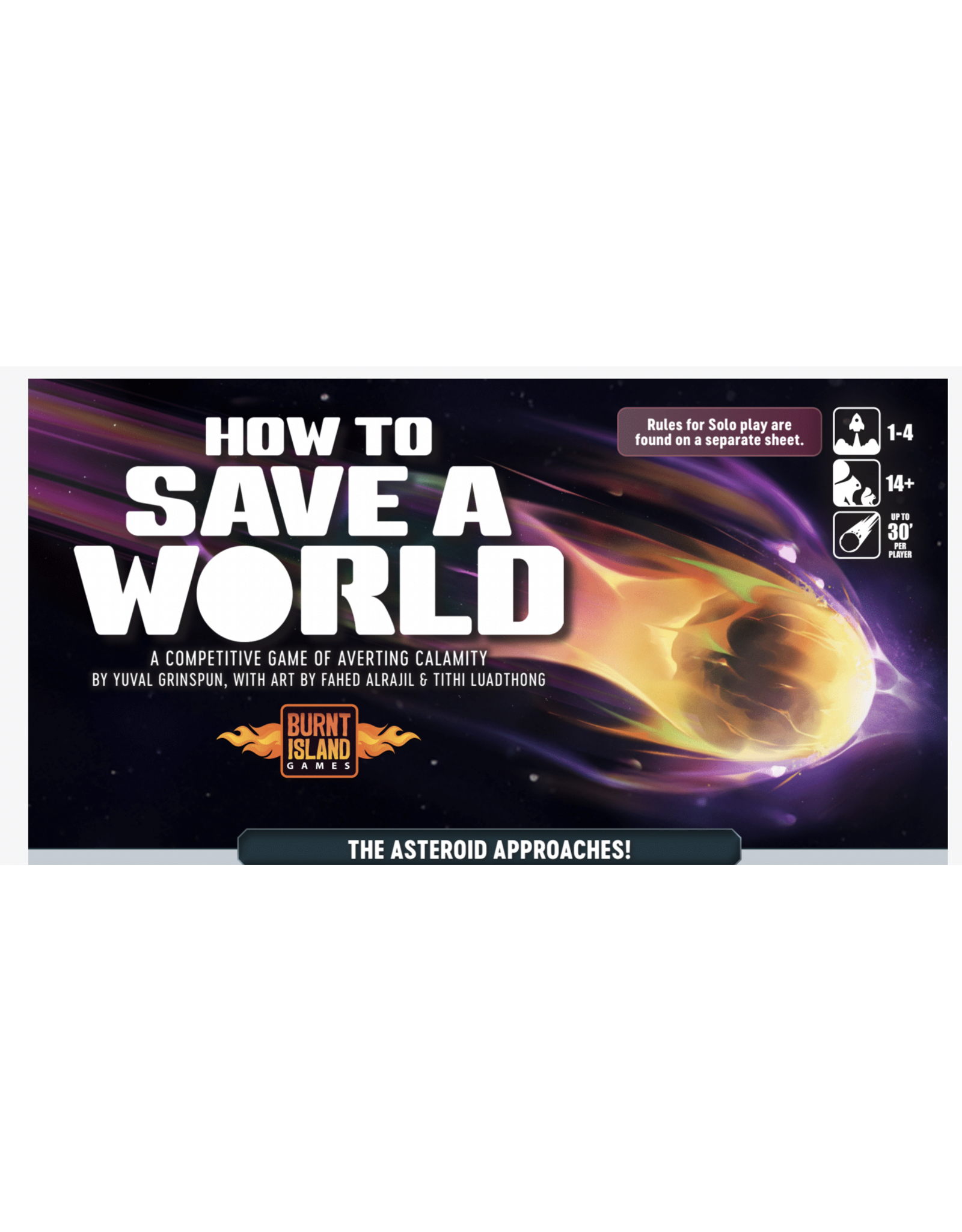 Burnt Island Games How to save a world (2026) NIS with sleeves