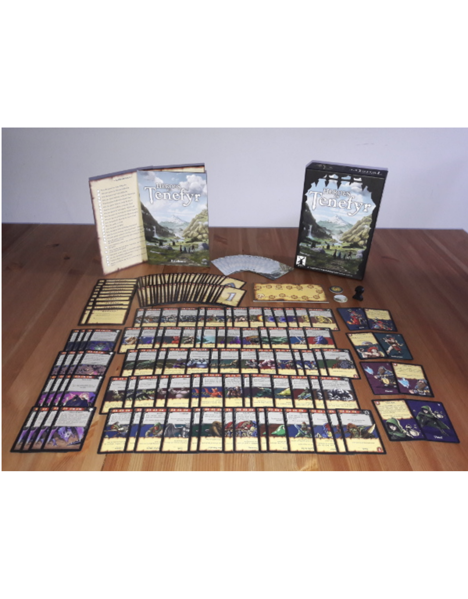 Broken Mill Games Heroes of Tenefyr (2019) Bundles with The Second Curse Expansion and Sleeves