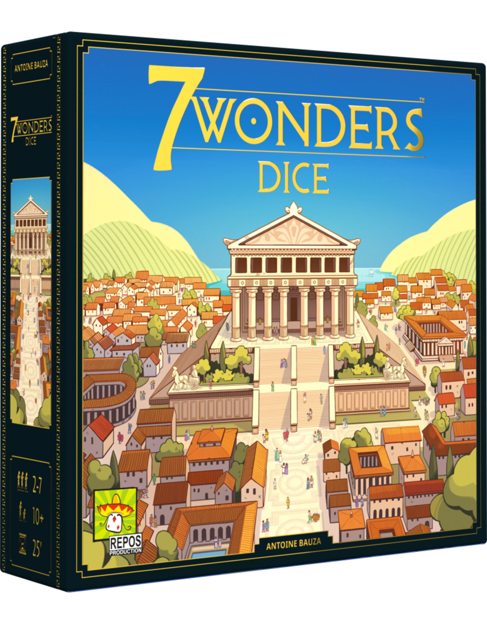 Repos 7 Wonders Dice (2025) NIS Board Game