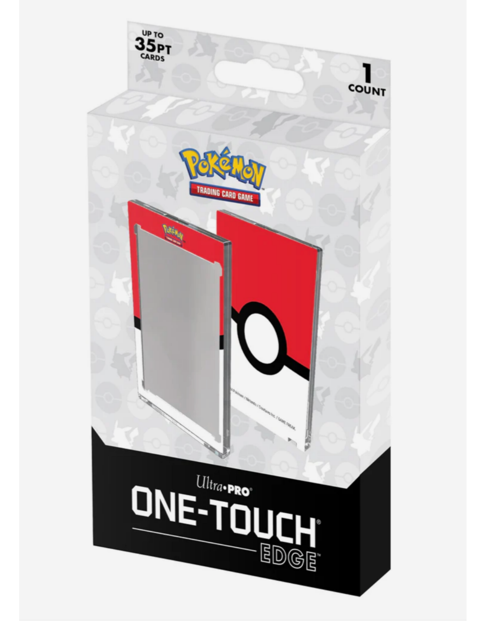 Ultra Pro Single 35pt ONE-TOUCH® Edge - Poké Ball Printed Magnetic Card Holder for Pokémon