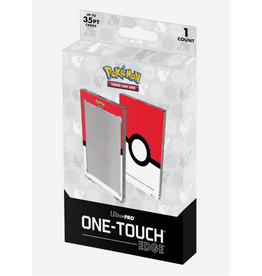 Ultra Pro Single 35pt ONE-TOUCH® Edge - Poké Ball Printed Magnetic Card Holder for Pokémon