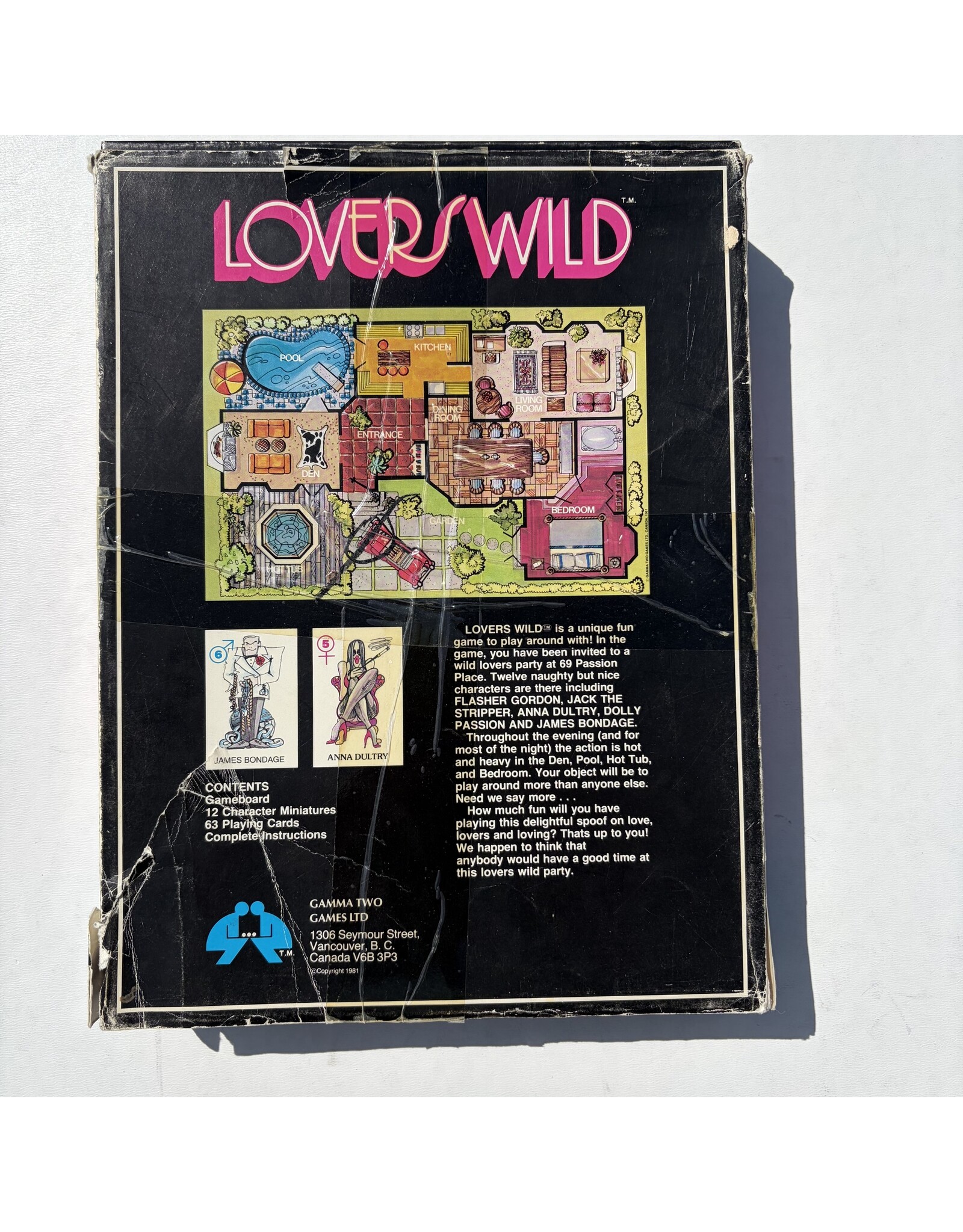 Gamma Two Games Lovers Wild (1981)