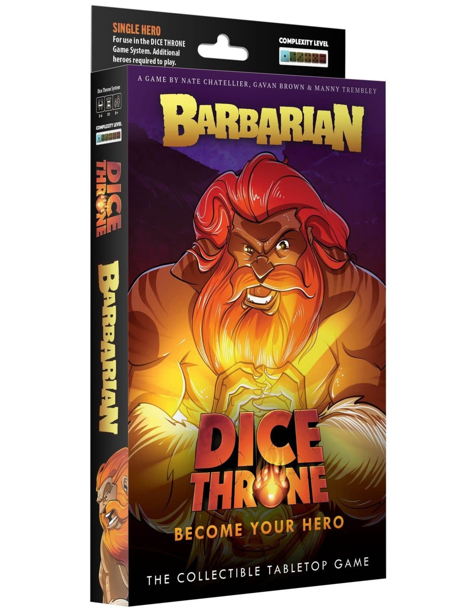 Dice Throne: Barbarian – Single Hero Pack (2026) with Sleeves