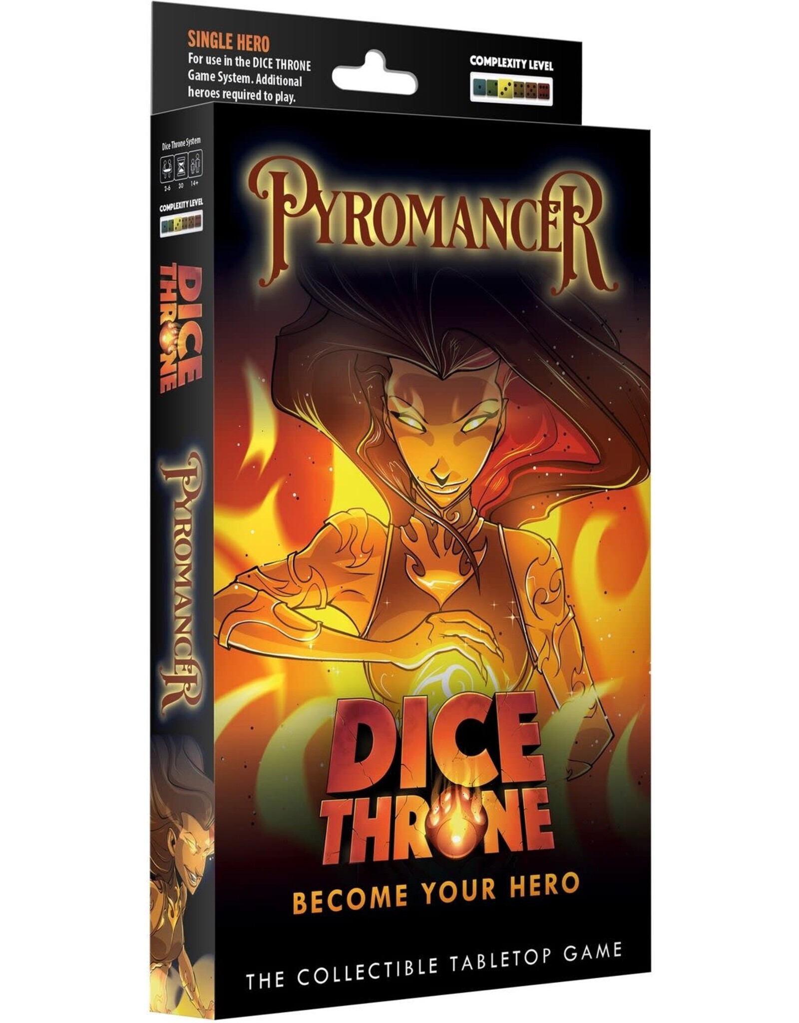 Roxley Dice Throne: Pyromancer – Single Hero Pack (2026) with Sleeves