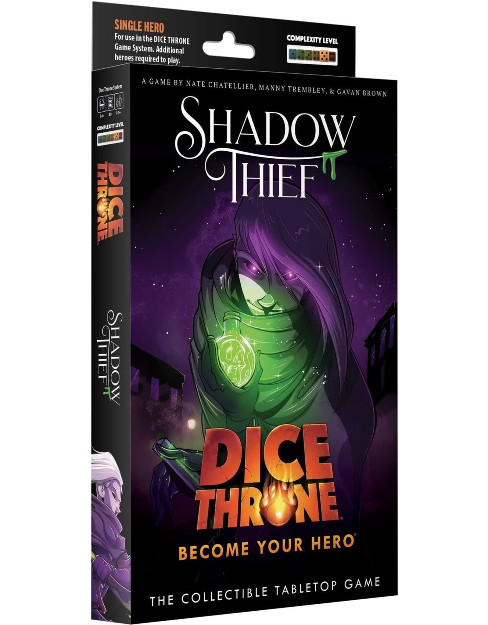 Roxley Dice Throne: Shadow Thief – Single Hero Pack (2026) with Sleeves