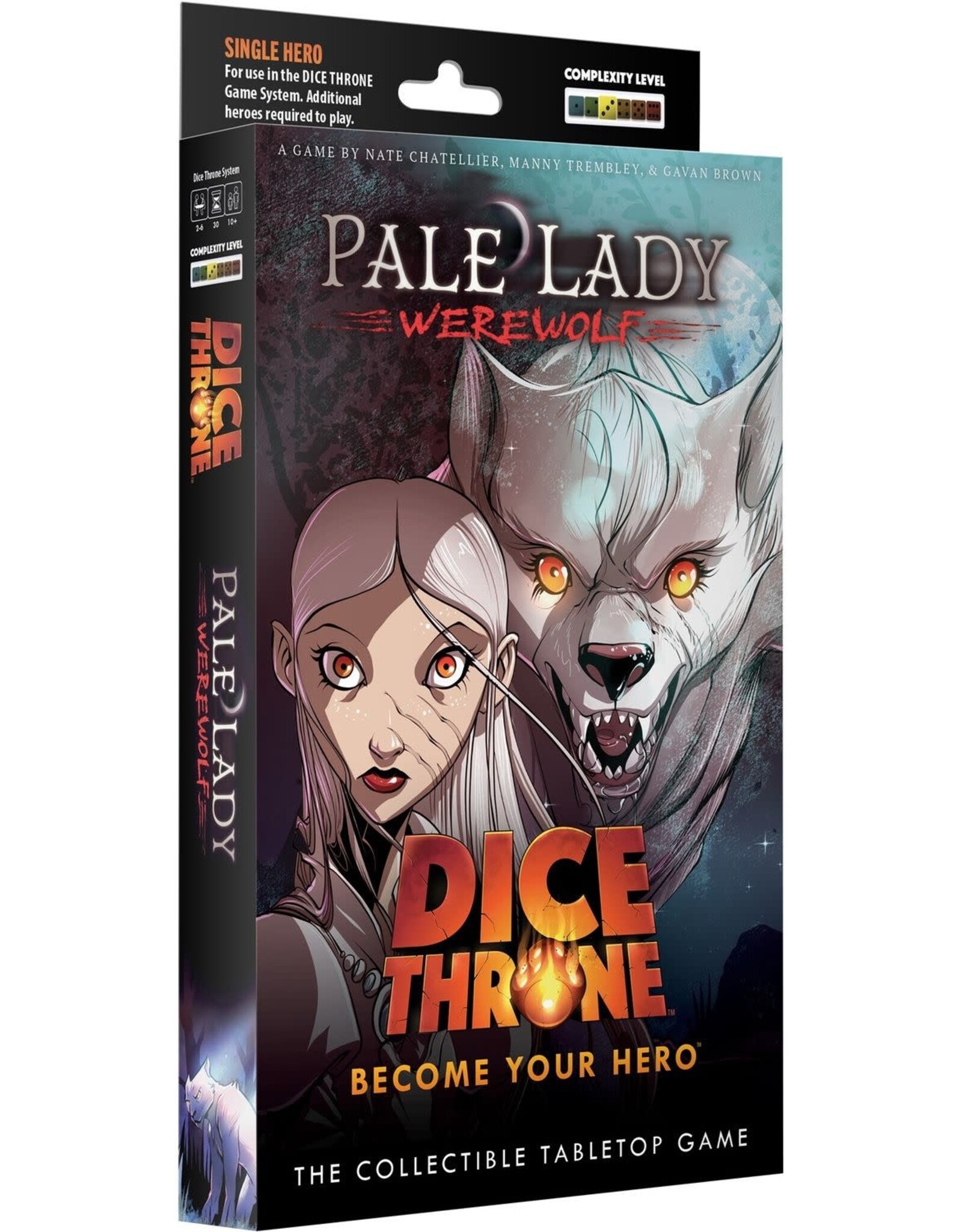 Roxley Dice Throne Outcasts: Pale Lady Single Hero Pack (2026) with Sleeves