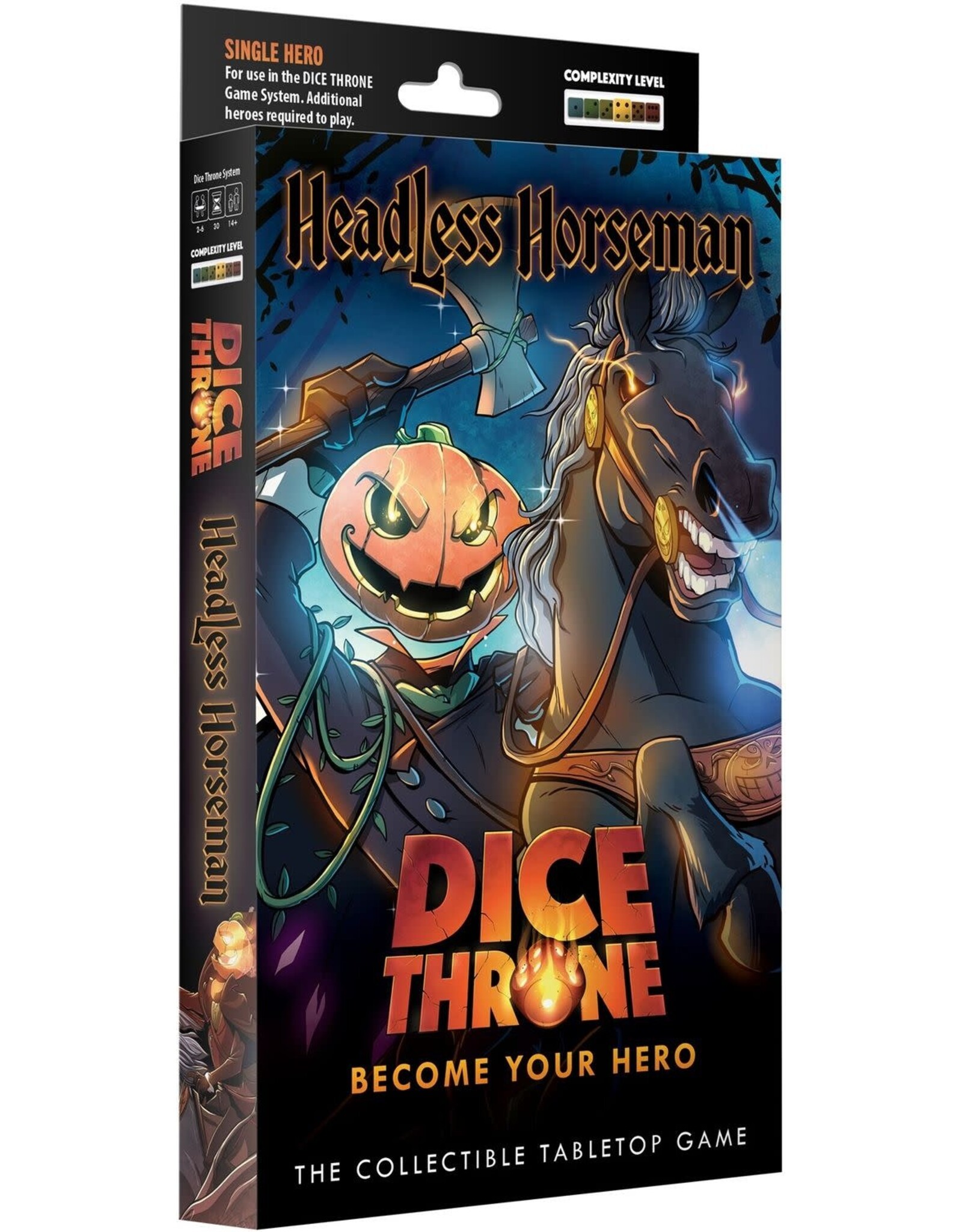 Roxley Dice Throne Outcasts: Headless Horseman Single Hero Pack (2026) with Sleeves