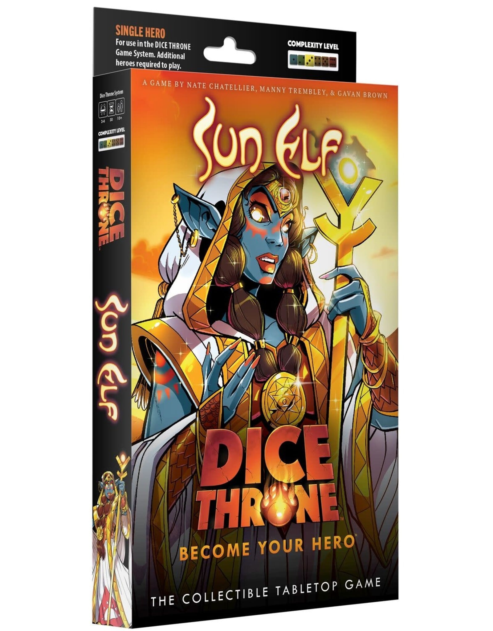 Roxley Dice Throne: Sun Elf – Single Hero Pack (2026) with Accessory Pack