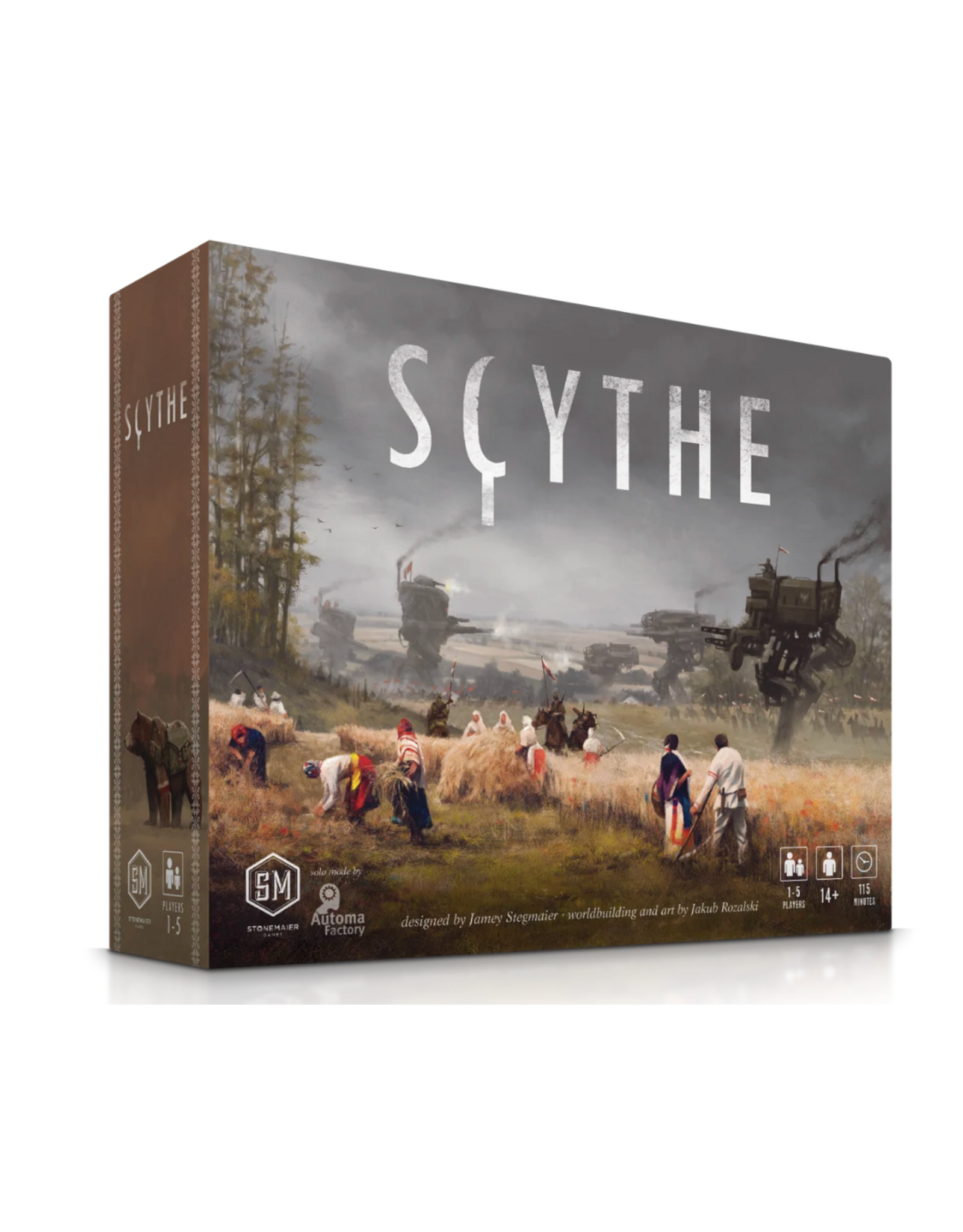 Stonemaier Scythe Bundle (2016) NIS with Sleeves (Base, Encounters, Board extension, Invaders from afar, The wind Gambit)
