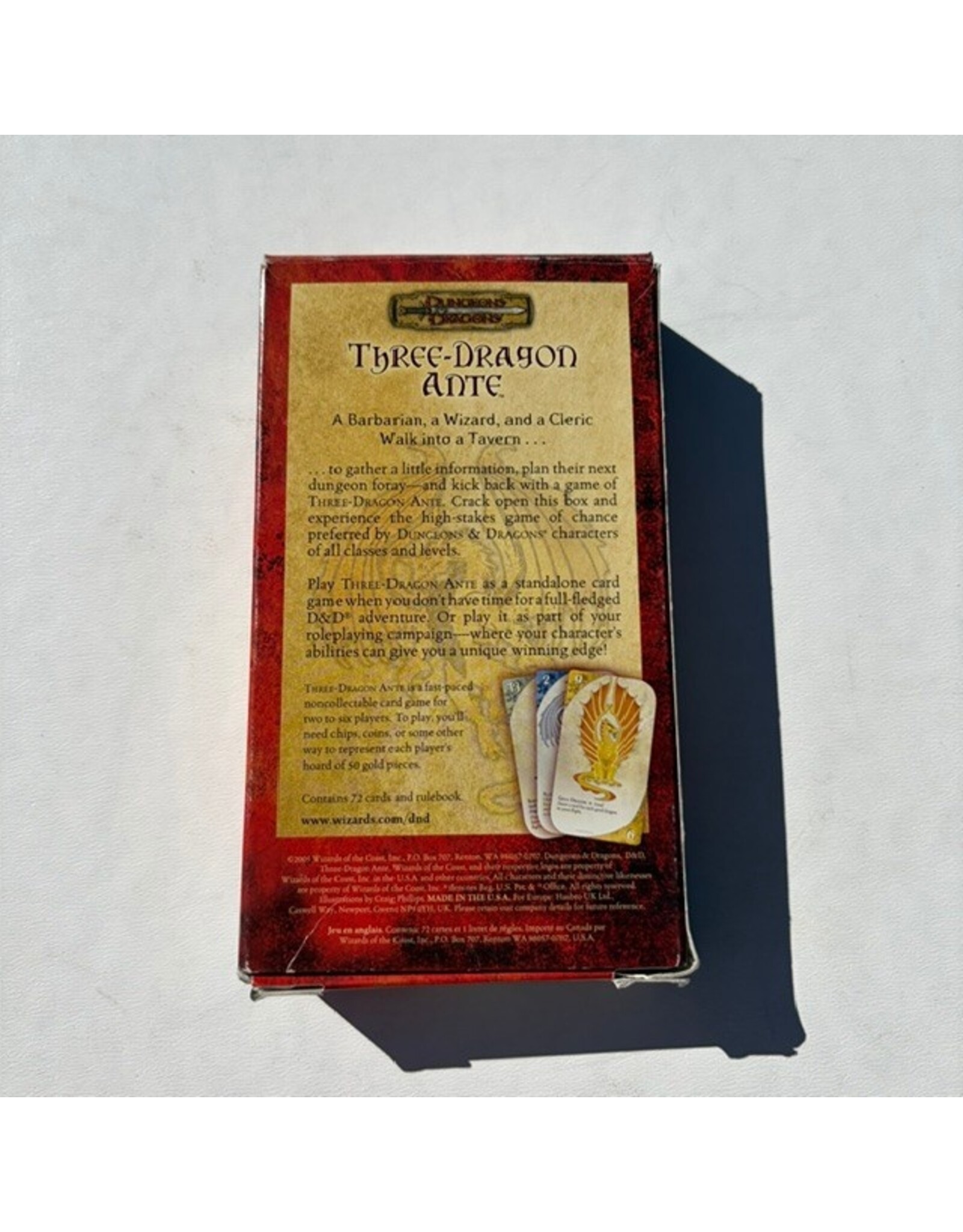 Wizards of the Coast Three Dragon Ante (USED)