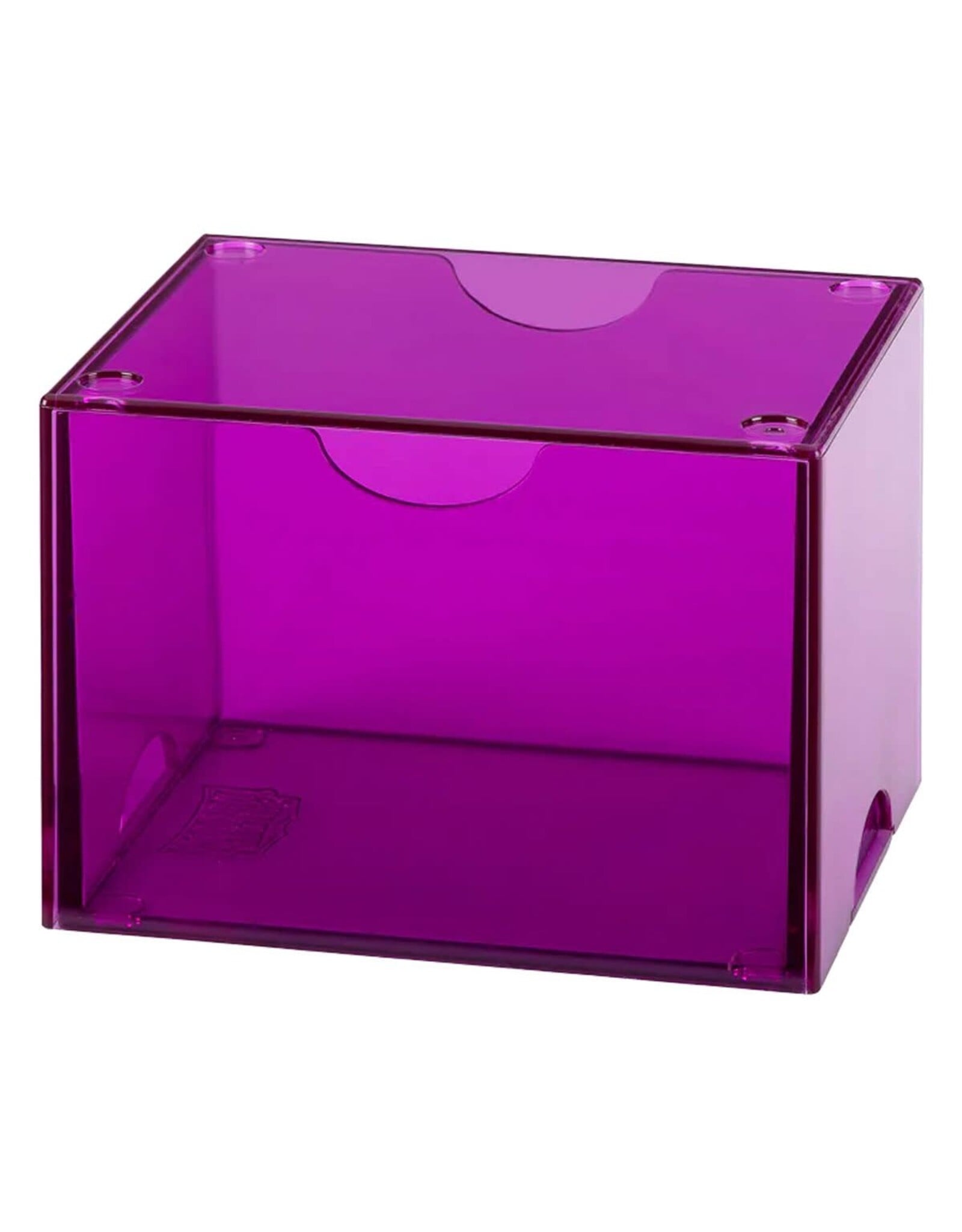 Dragon Shield Deck Box:  Strongbox: Clear Purple