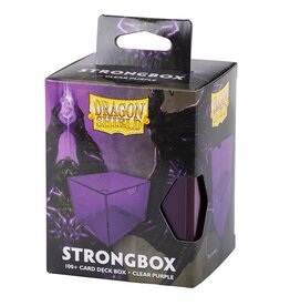 Dragon Shield Deck Box:  Strongbox: Clear Purple