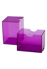 Dragon Shield Deck Box:  Strongbox: Clear Purple