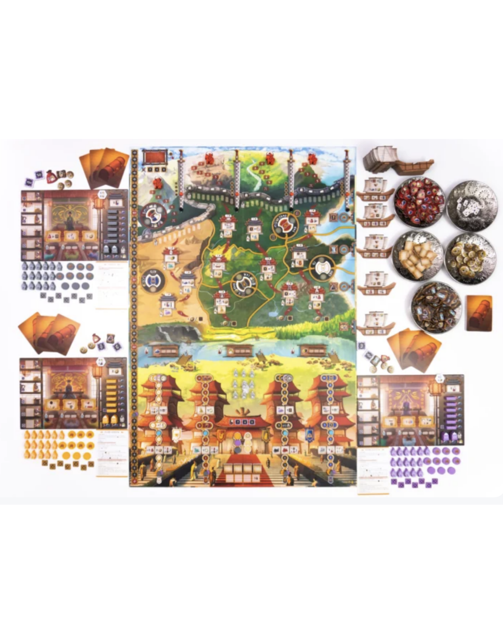 Board&Dice Tianxia (2025) NIS Bundle (Base game, Silk Roads and Sleeves)