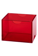 Dragon Shield Deck Box:  Strongbox: Clear Red