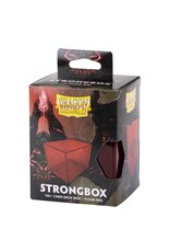 Dragon Shield Deck Box:  Strongbox: Clear Red
